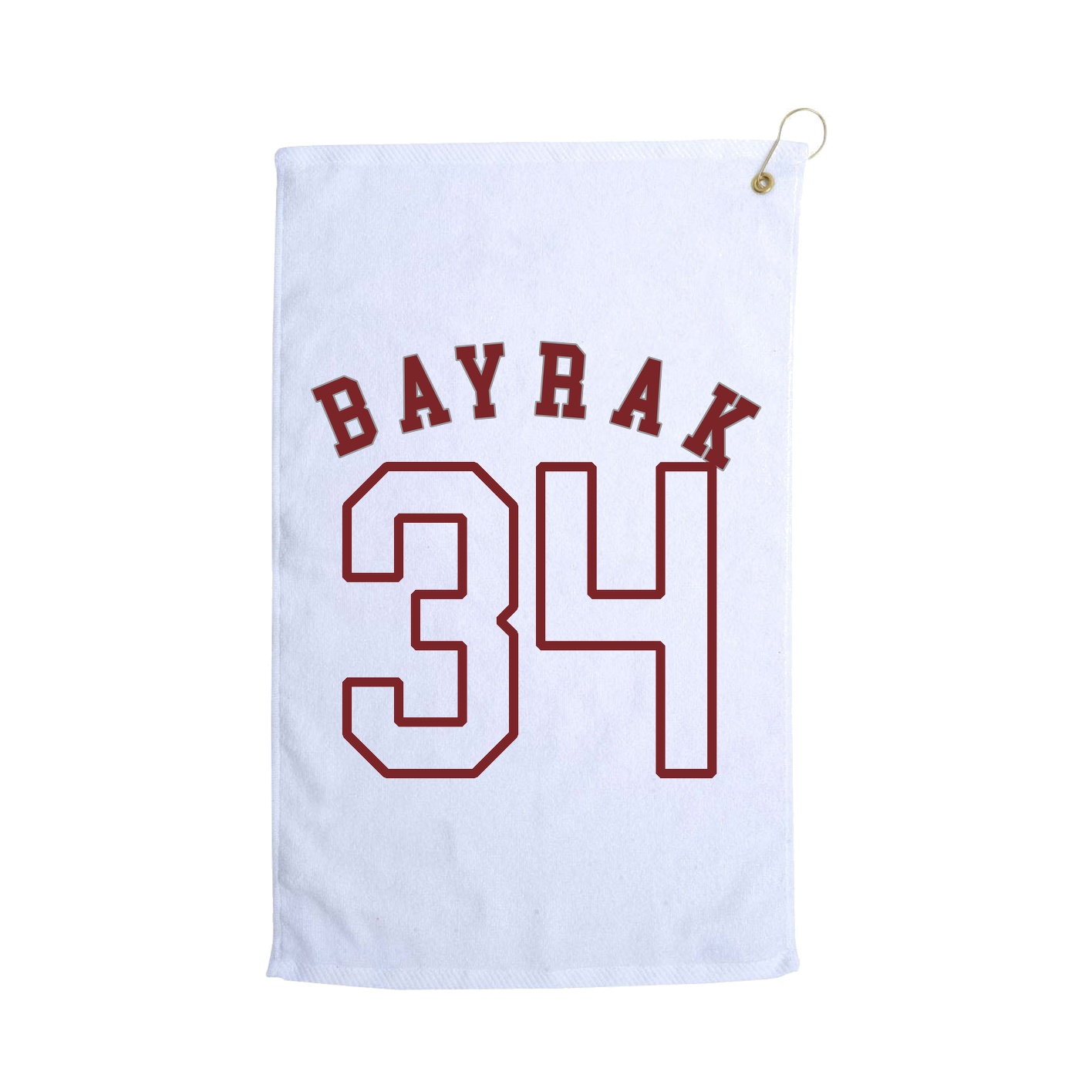 Golf Towel — Shirsey Arch in White