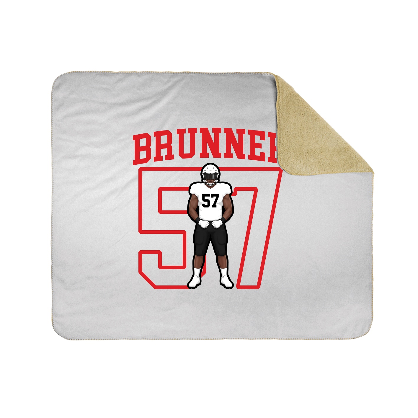 Throw Blanket — Shirsey in White