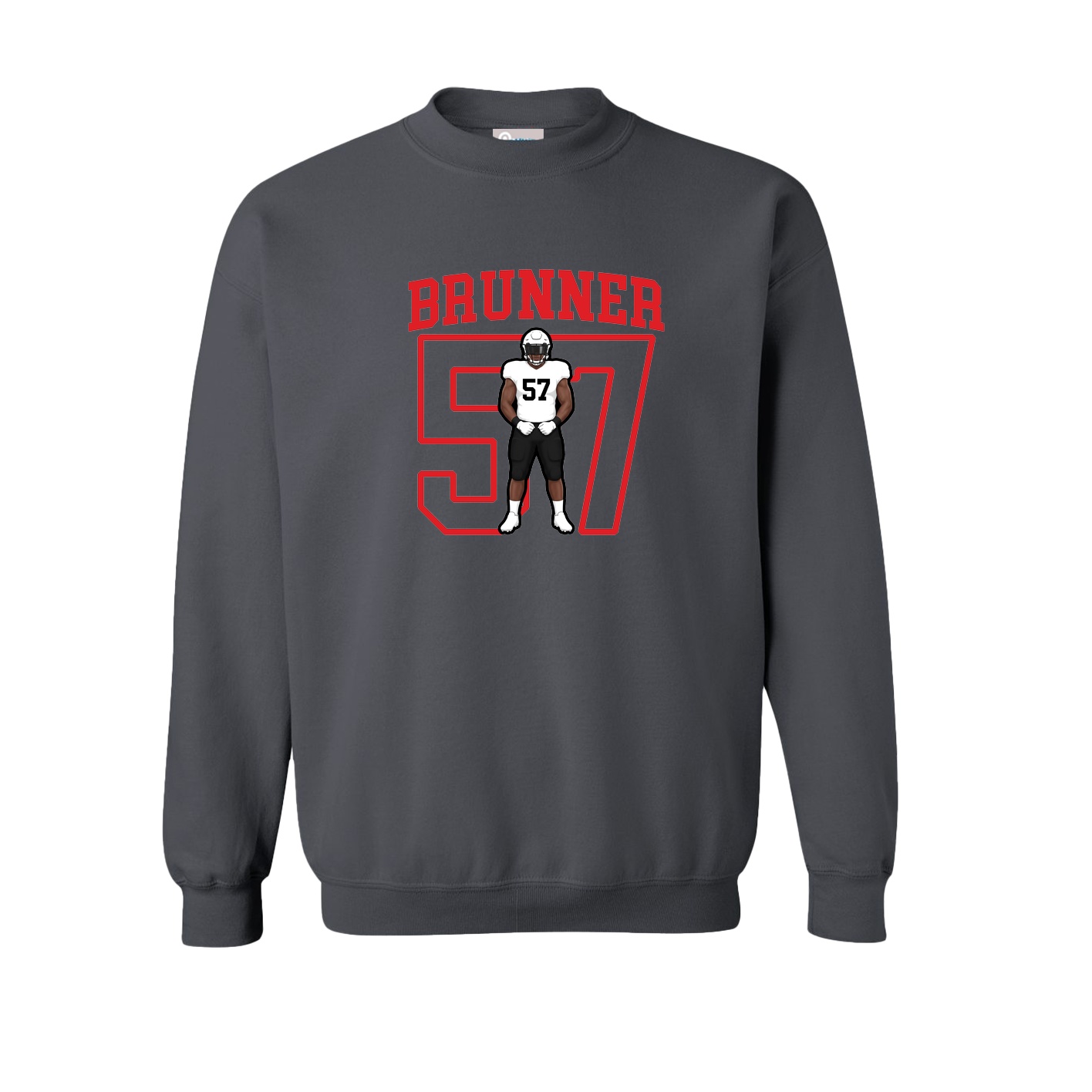 Fleece Crew — Shirsey in Grey