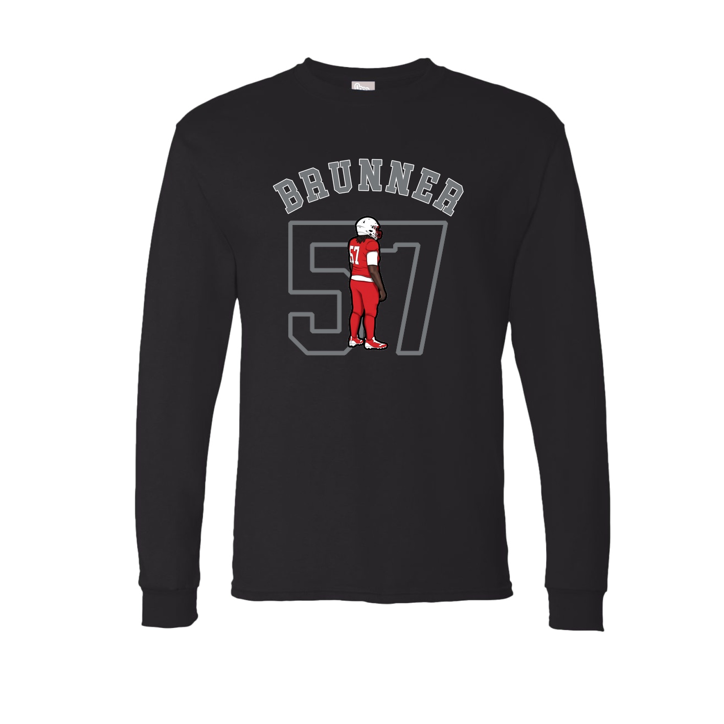Long Sleeve Tee — Shirsey Arch in Black