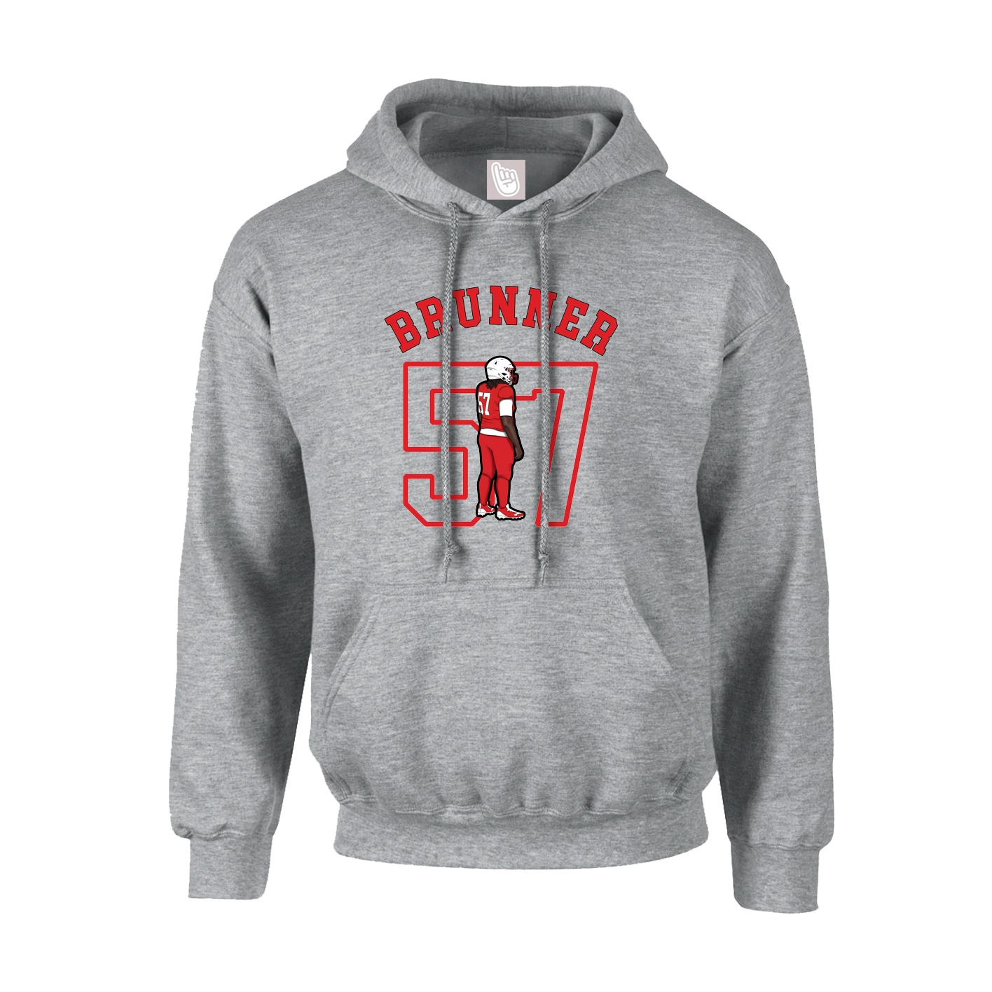 Hoodie — Shirsey Arch in Grey