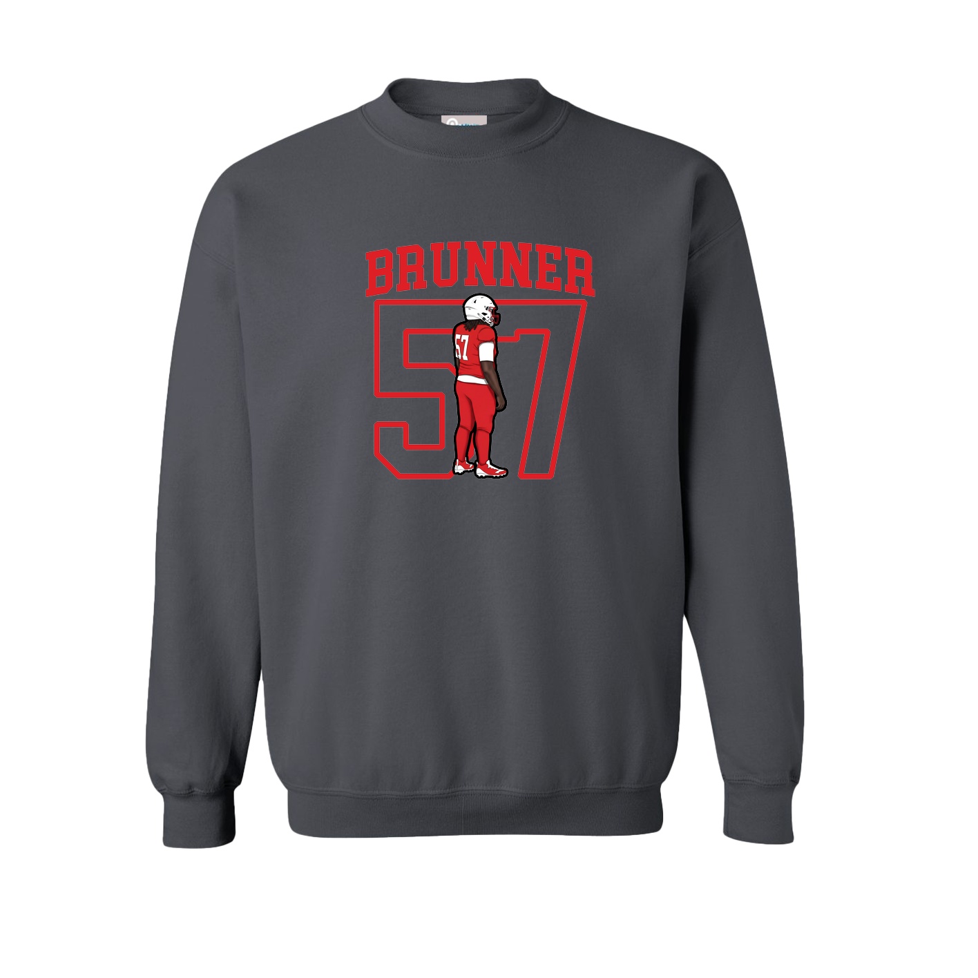 Fleece Crew — Shirsey in Grey