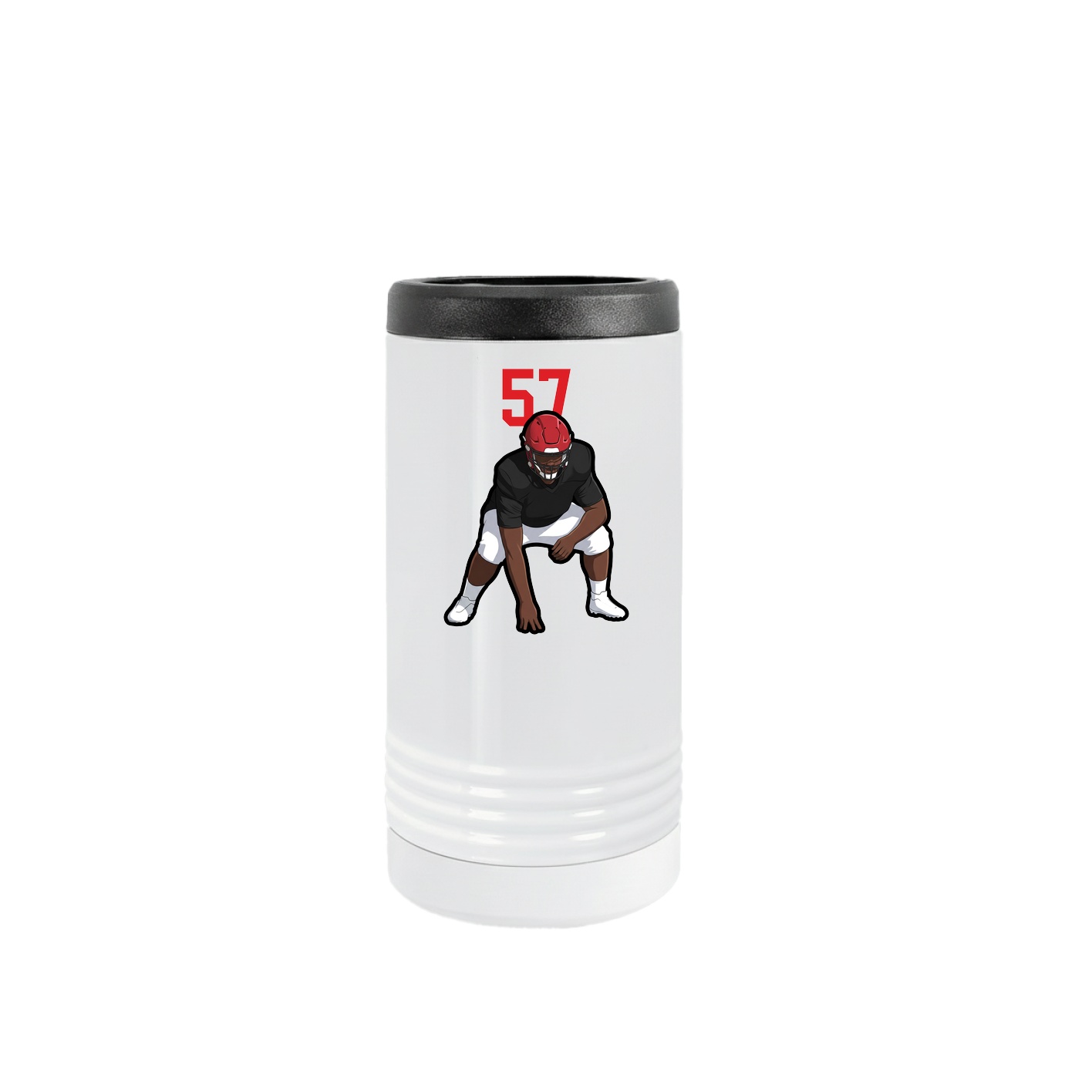 Slim Beverage Holder — Number Top in White