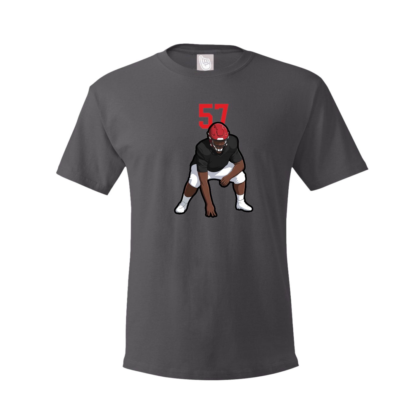 Tee — Number Top in Grey