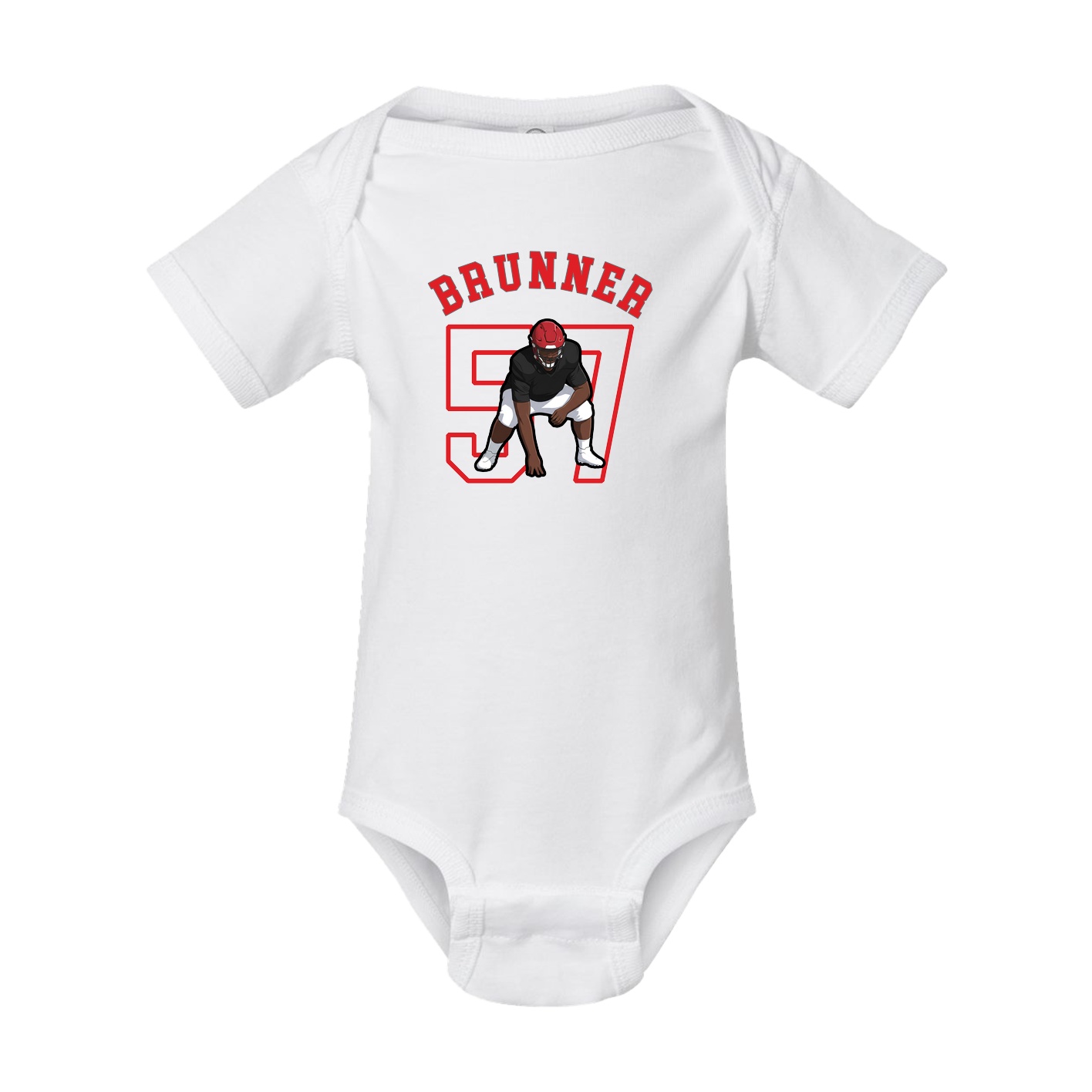 Baby Onesie — Shirsey Arch in White