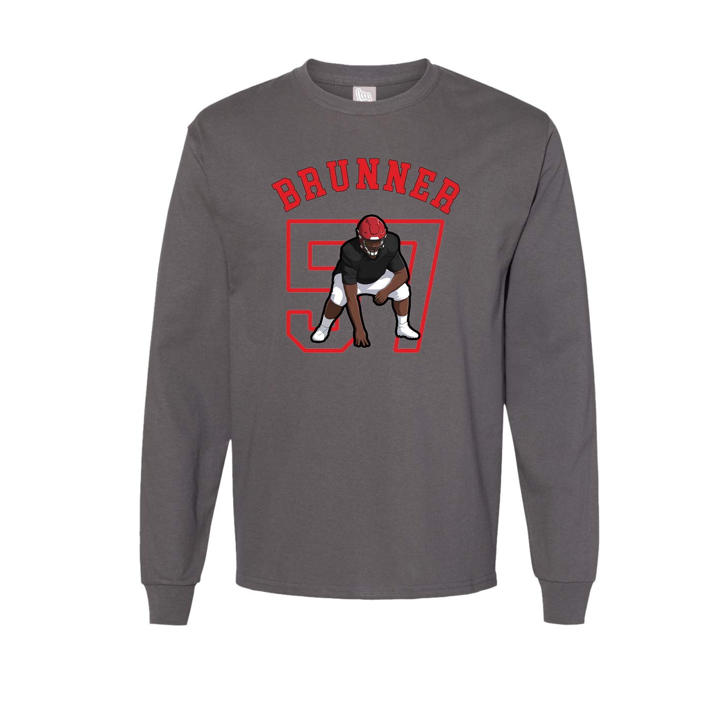 Long Sleeve Tee — Shirsey Arch in Grey