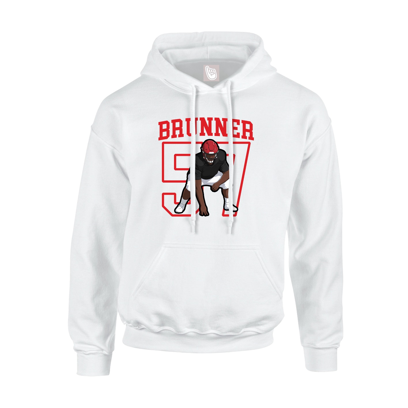 Youth Hoodie — Shirsey in White
