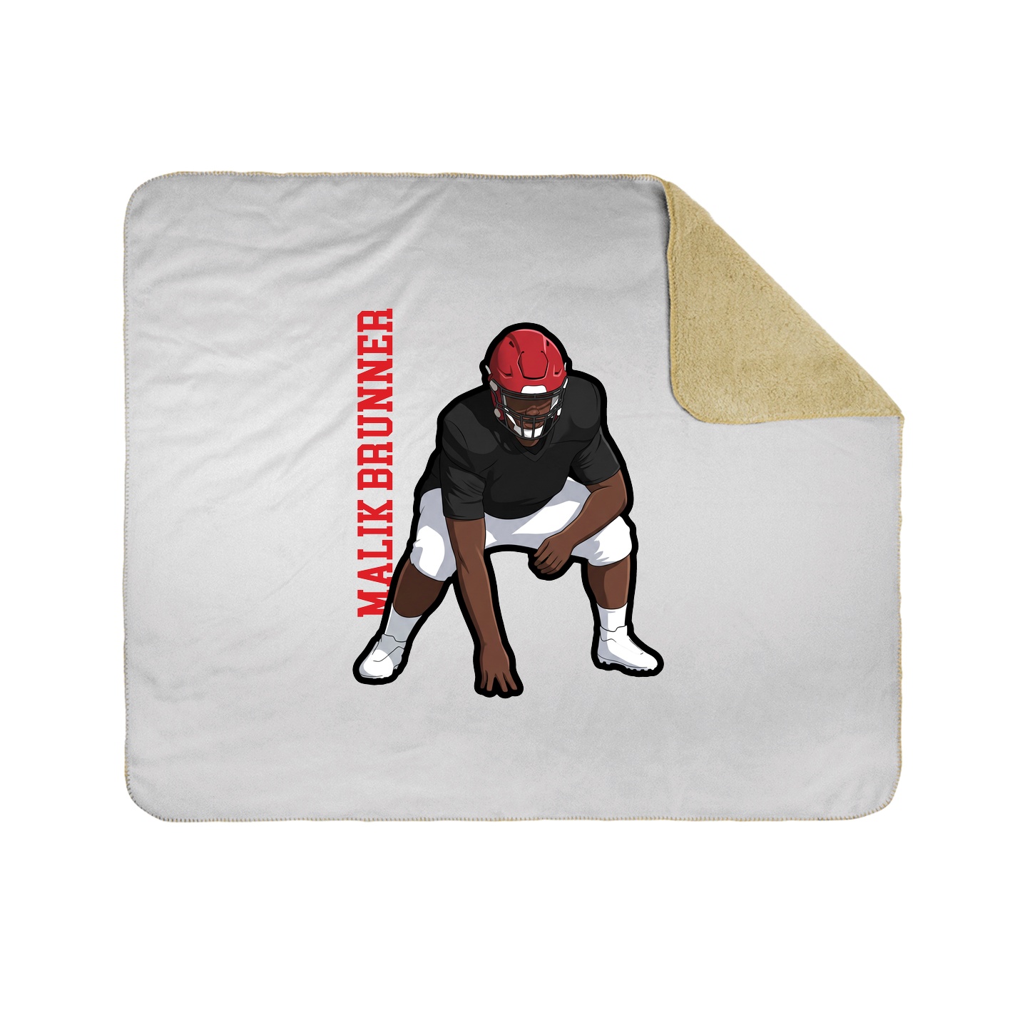50x60 Sherpa Lined Throw Blanket