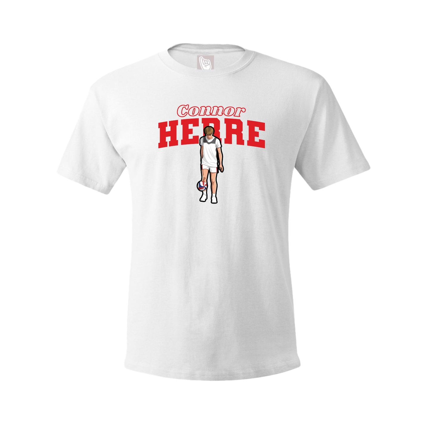 Tee — Name Arch in White