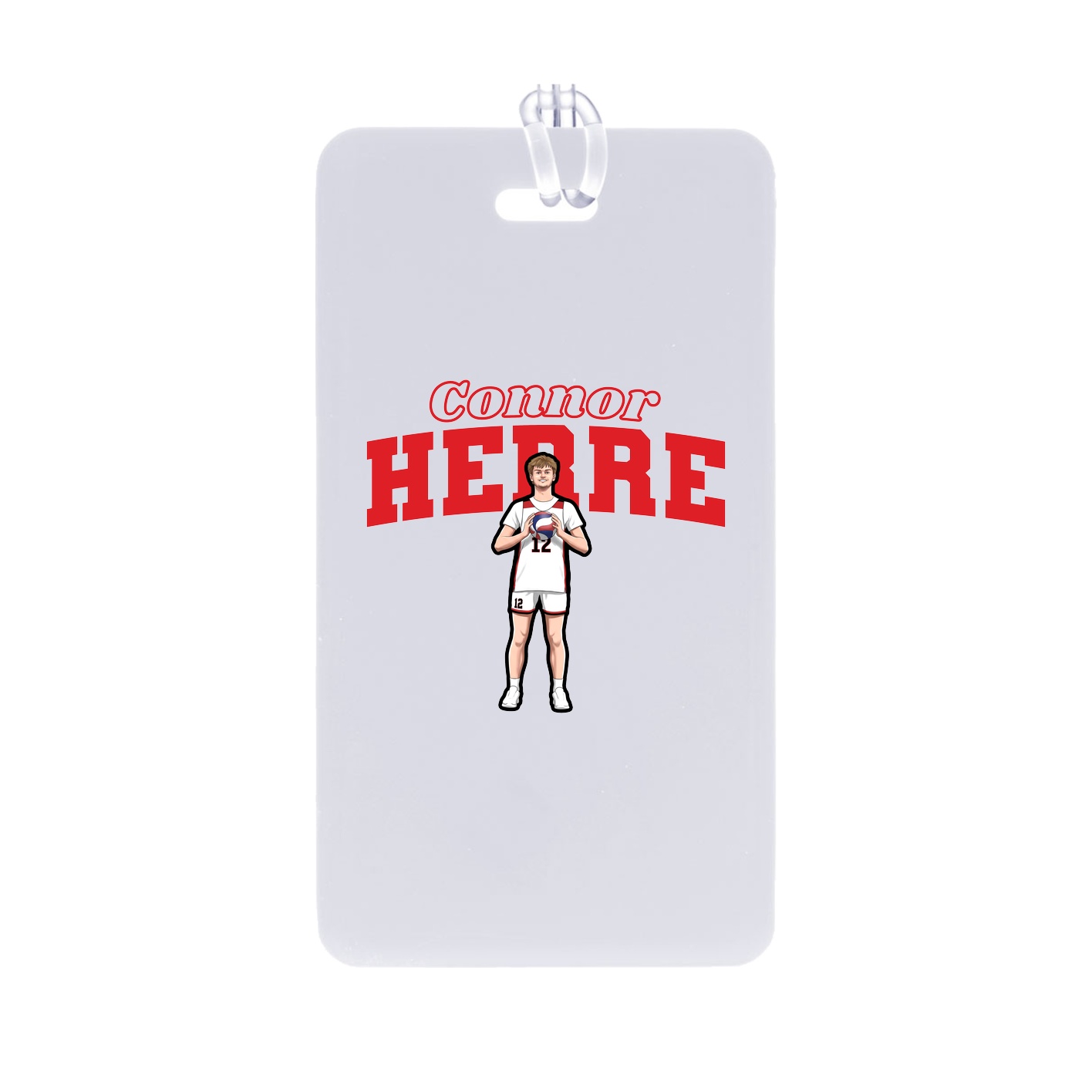 Bag Tag — Name Arch in Classic
