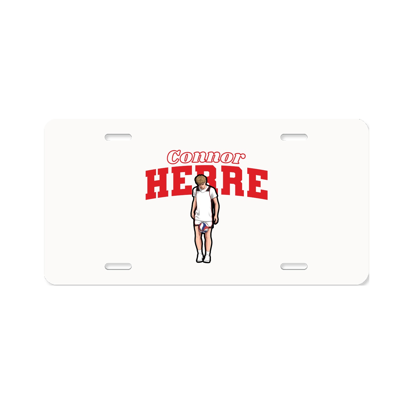 License Plate — Name Arch in Classic