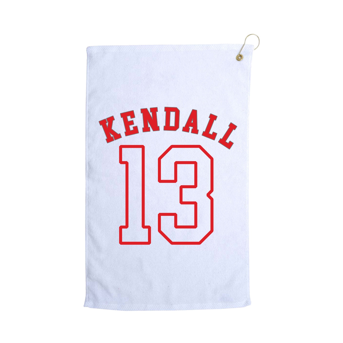 Golf Towel — Shirsey Arch in White
