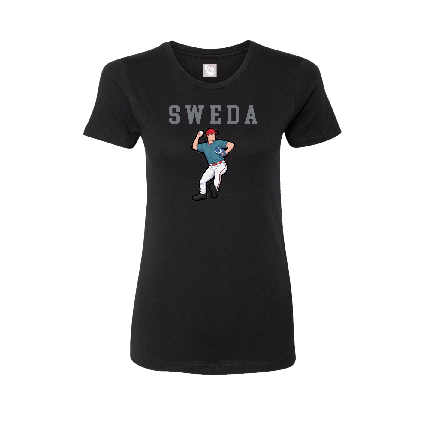 Fitted Women's Tee — Shirsey in Black