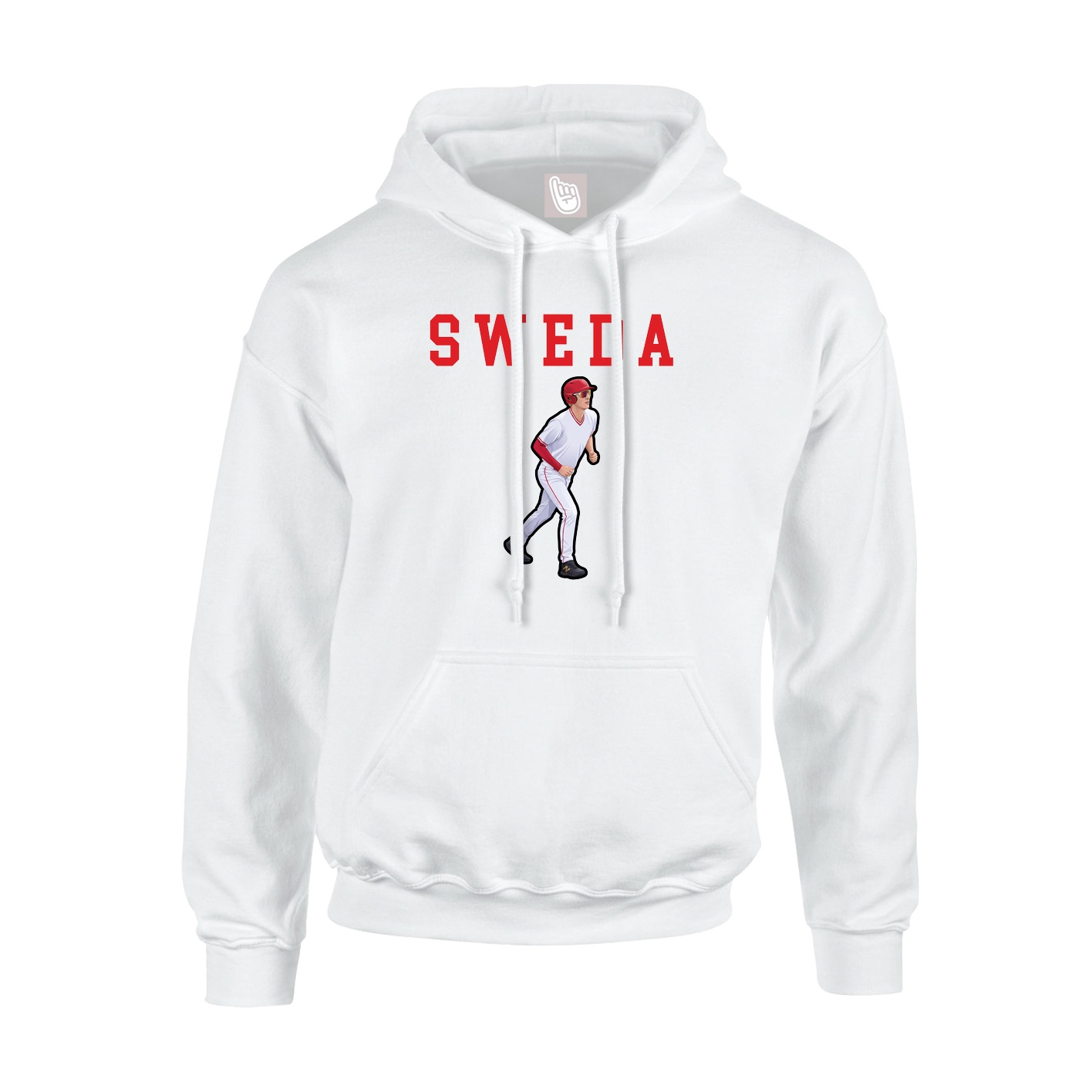 Hoodie — Shirsey in White