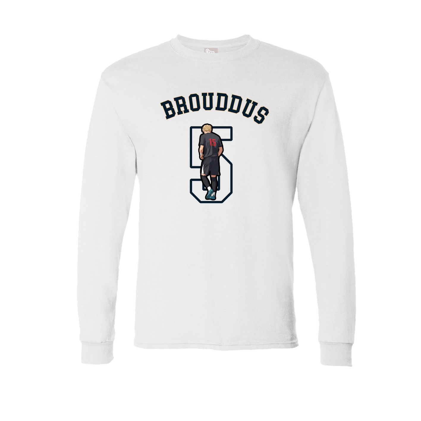 Long Sleeve Tee — Shirsey Arch in White