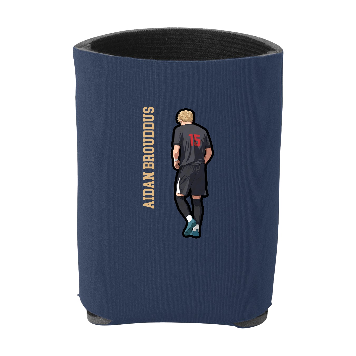 Can Holder — Name Vertical in Navy