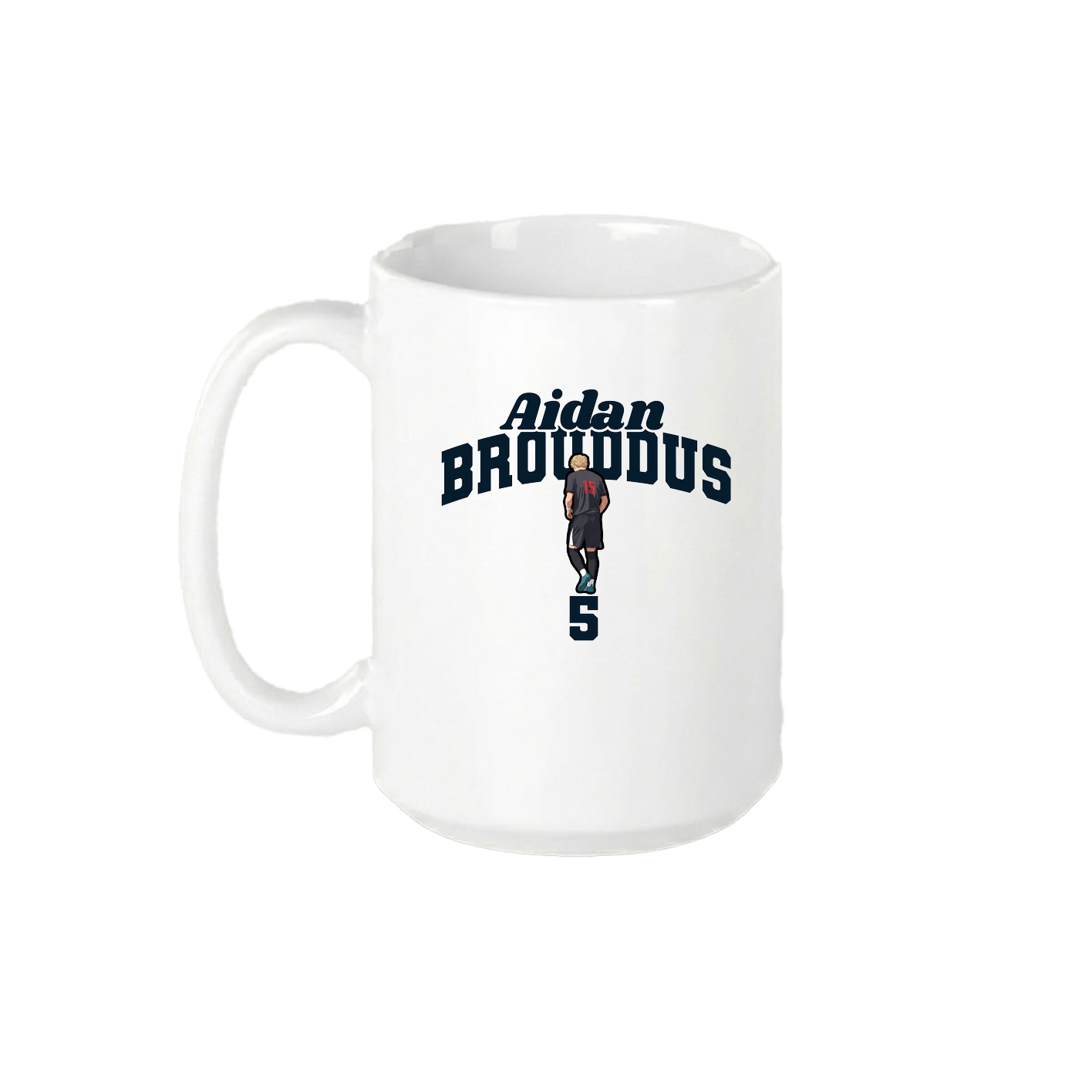 15oz Coffee Mug — Signature Arch in White
