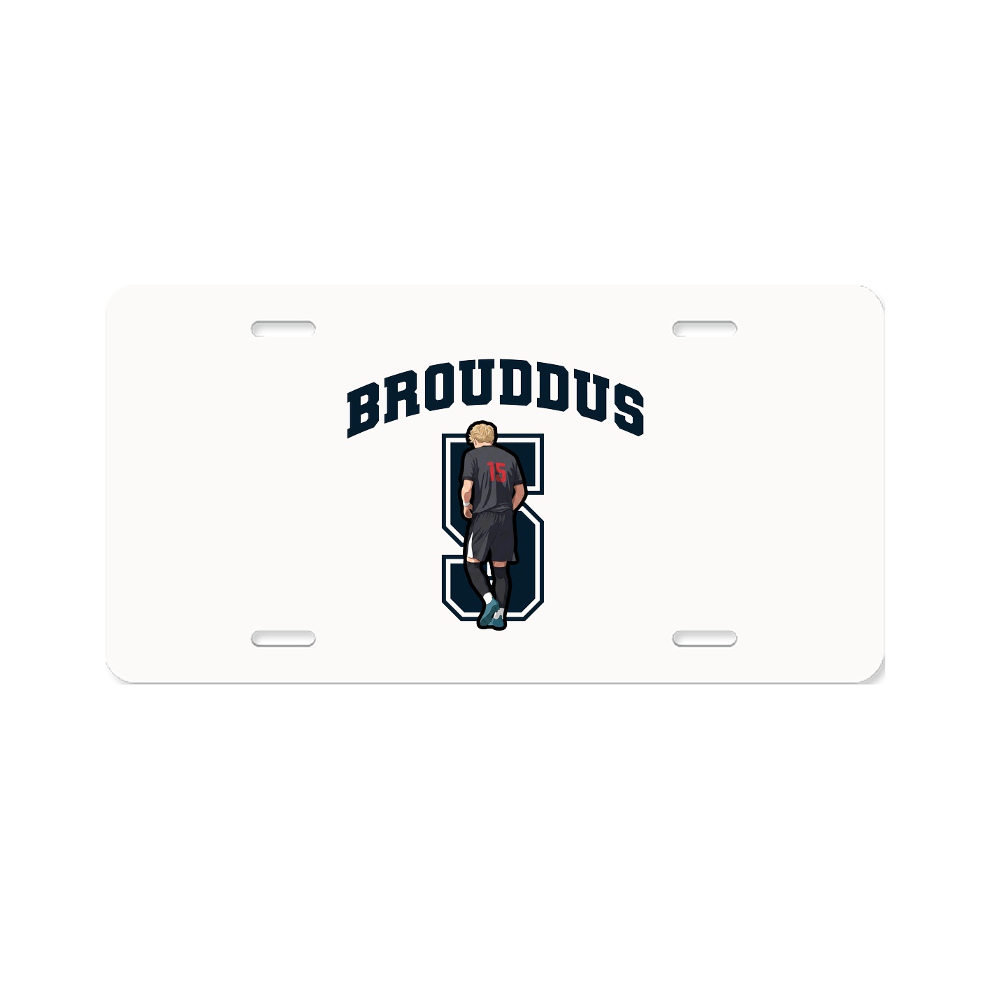 License Plate — Number in Classic