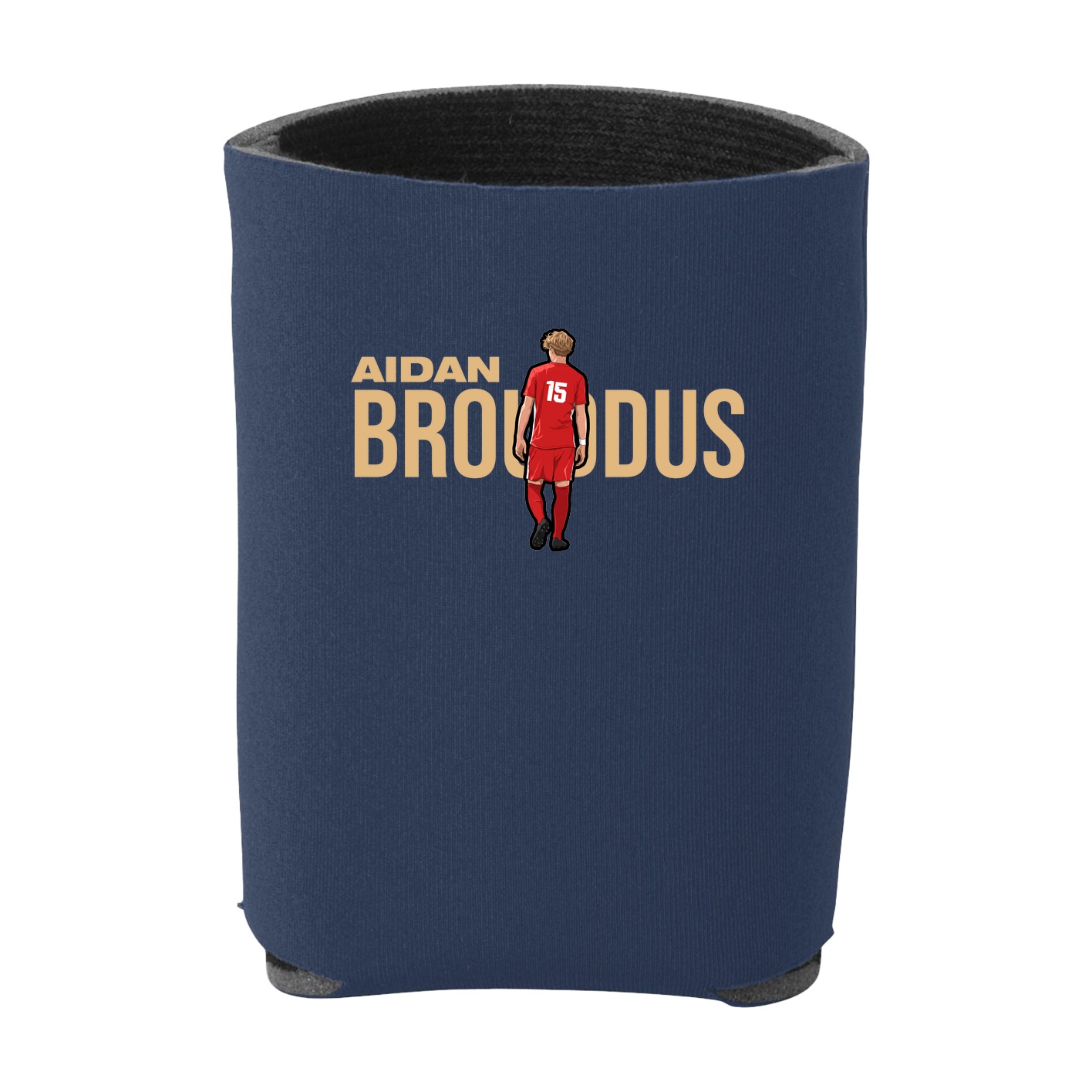 Can Holder — Player Name in Navy