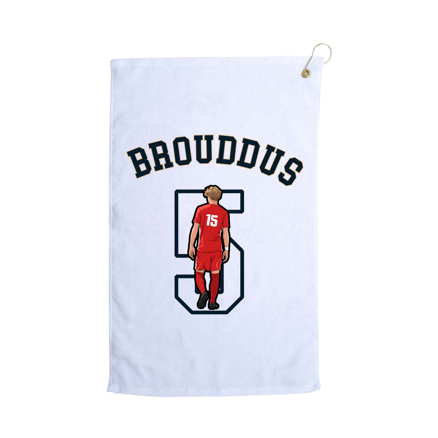 Golf Towel — Shirsey Arch in White