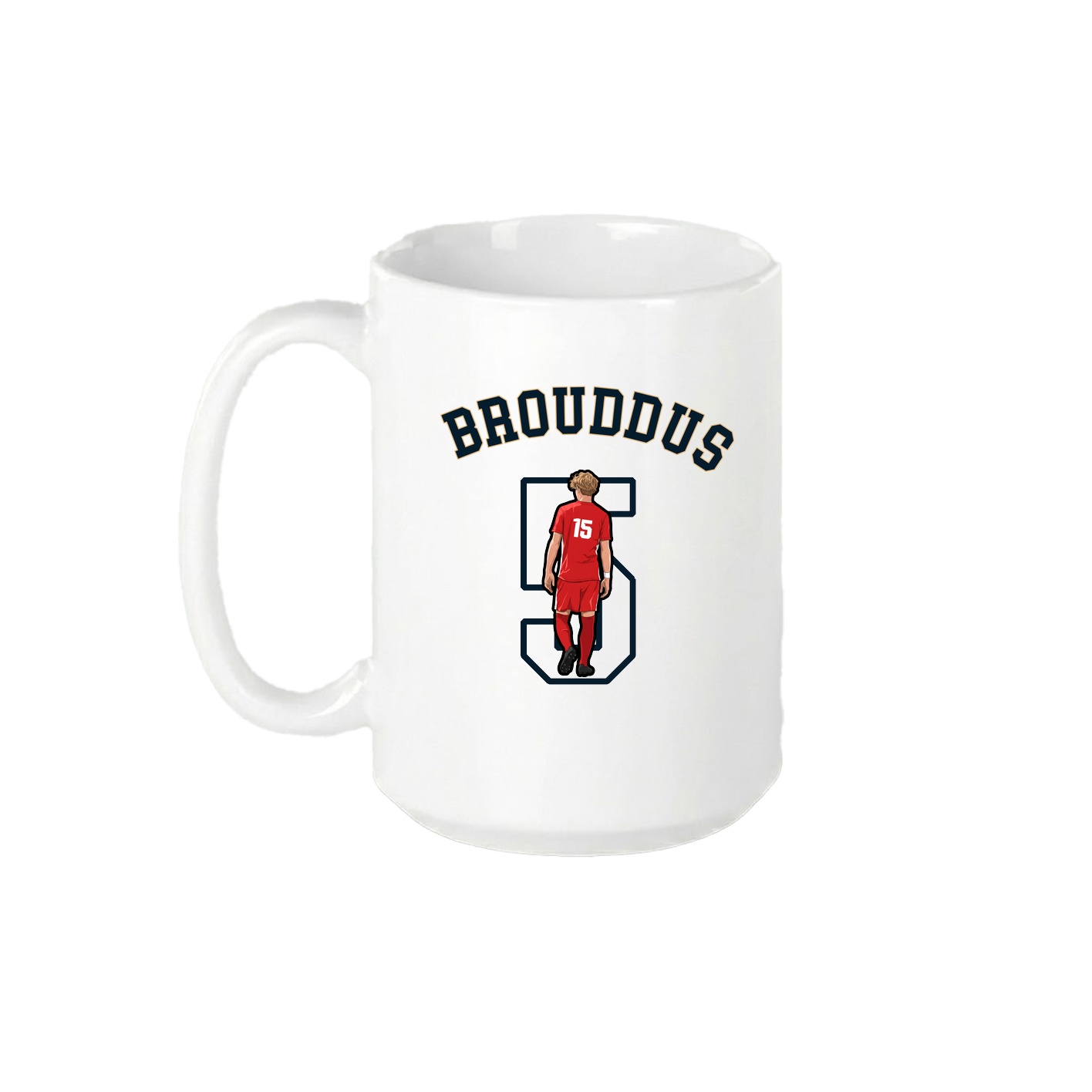 15oz Coffee Mug — Shirsey Arch in White