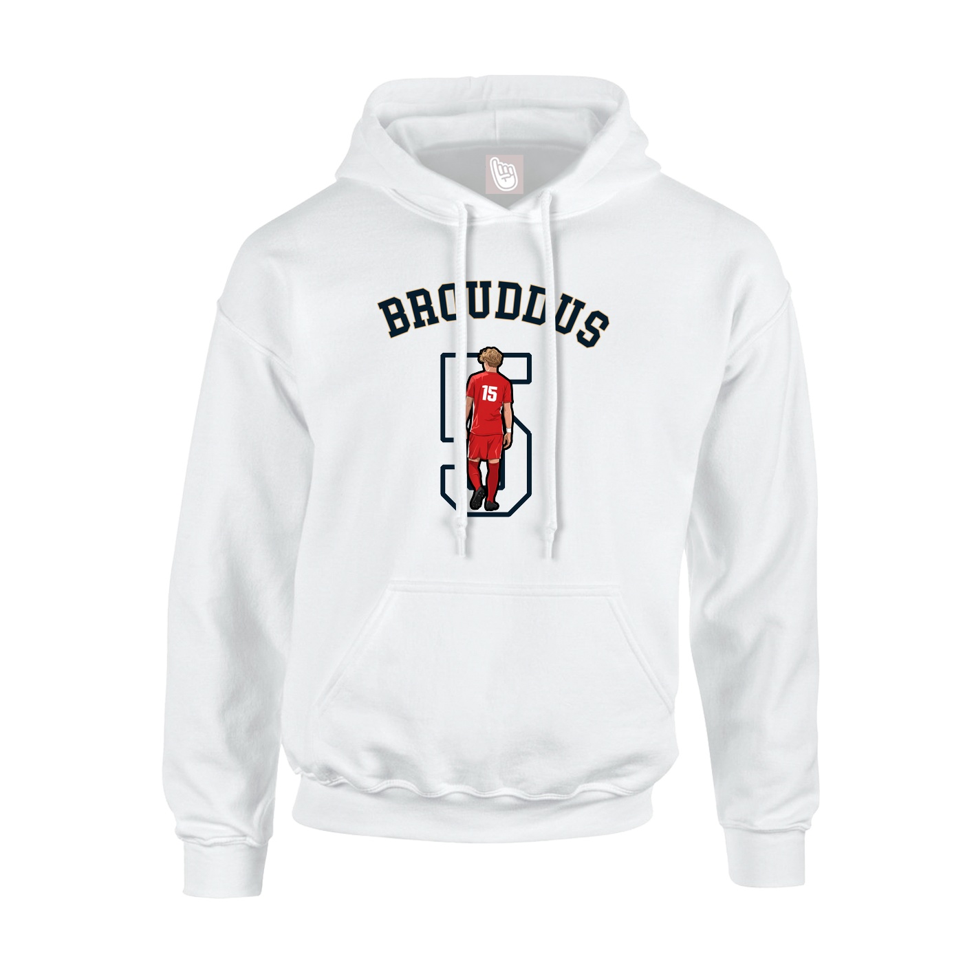 Hoodie — Shirsey Arch in White