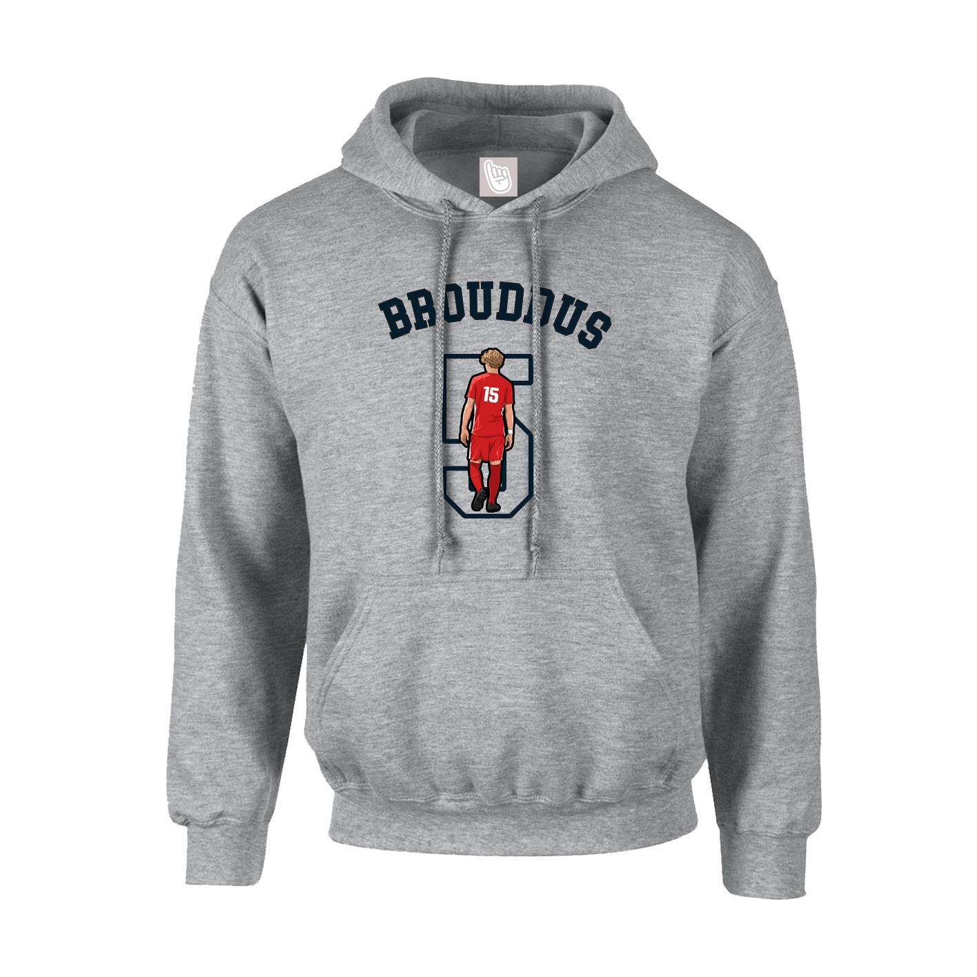 Youth Hoodie — Shirsey Arch in Grey