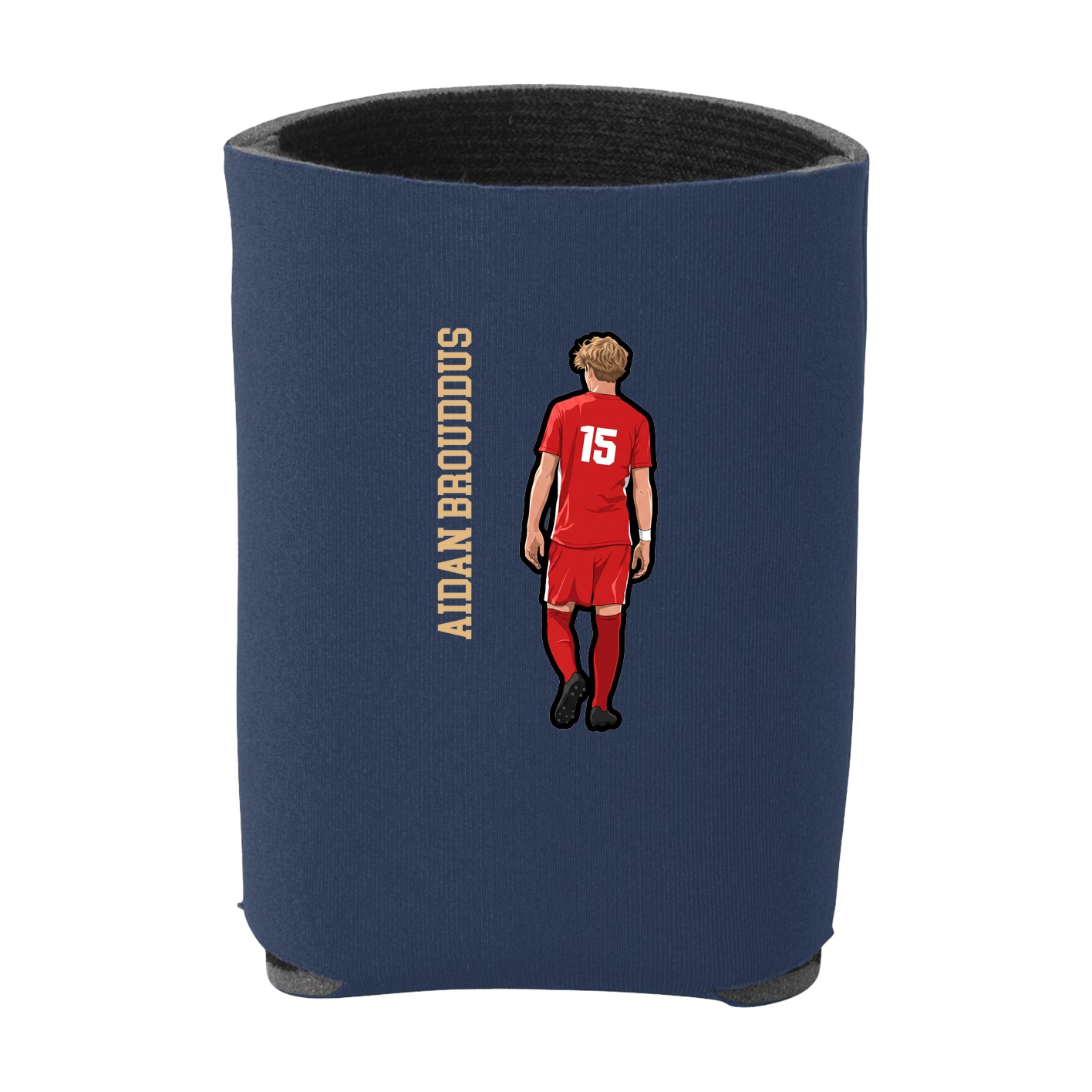 Can Holder — Name Vertical in Navy