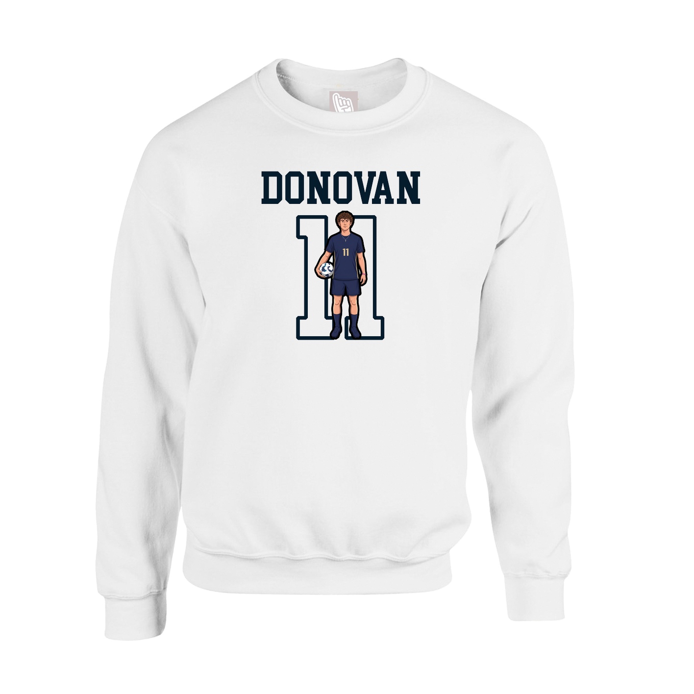 Fleece Crew — Shirsey in White