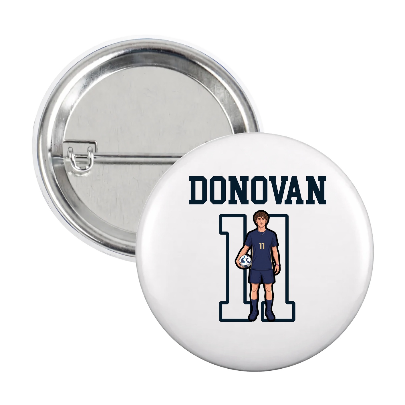 Game Day Button — Shirsey in White
