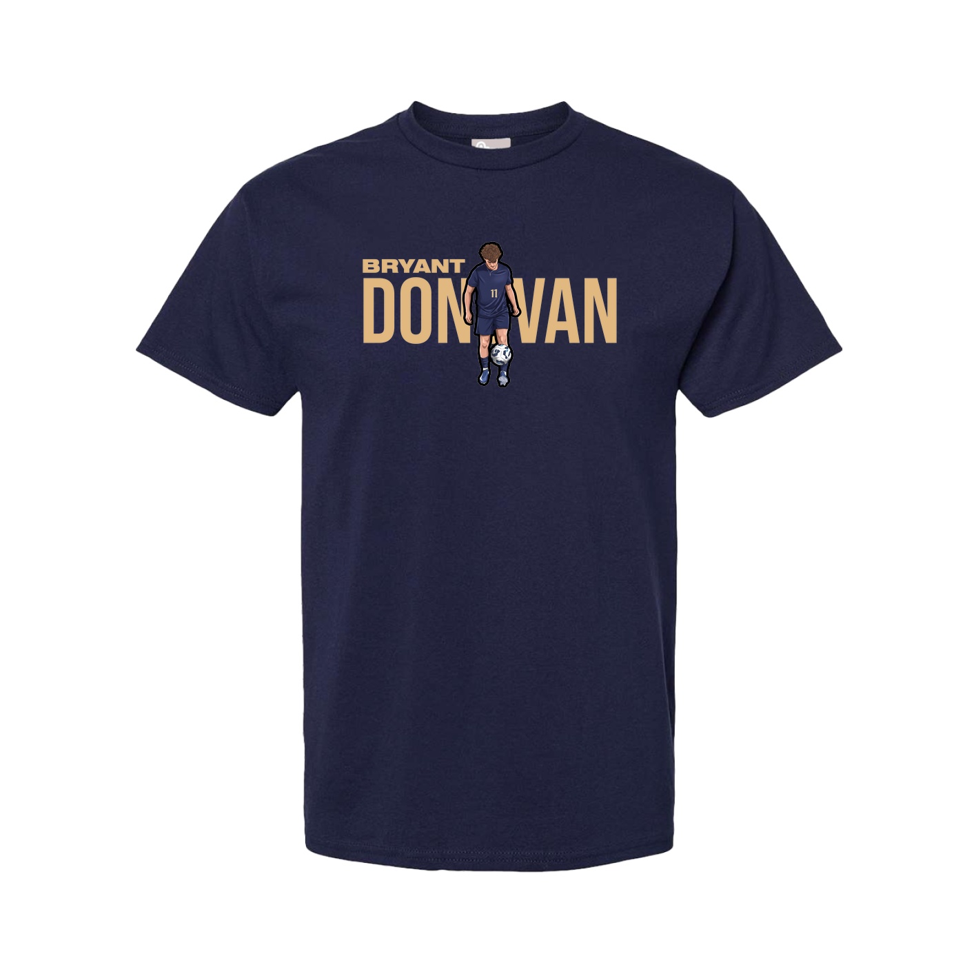 Tee — Player Name in Navy
