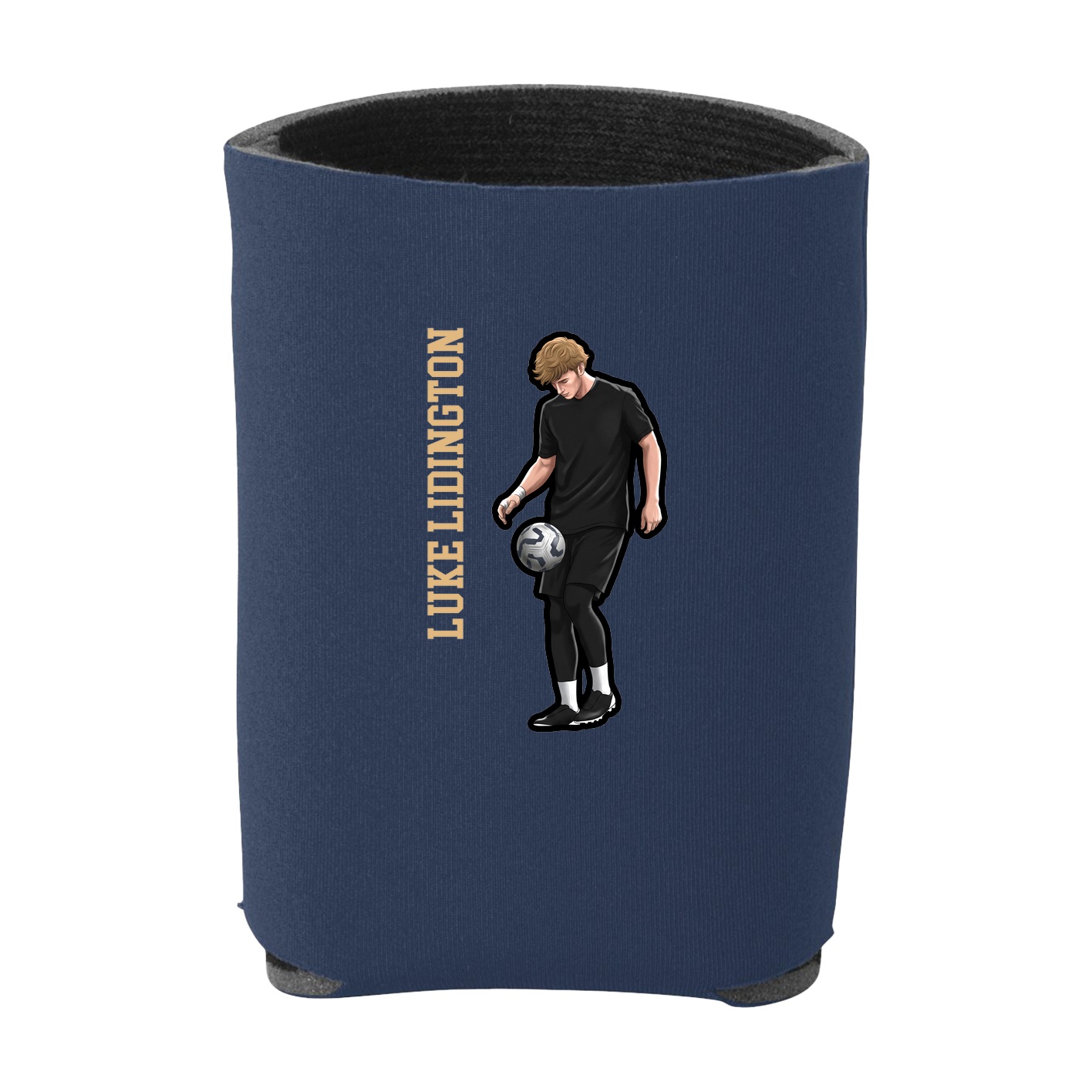 Can Holder — Name Vertical in Navy