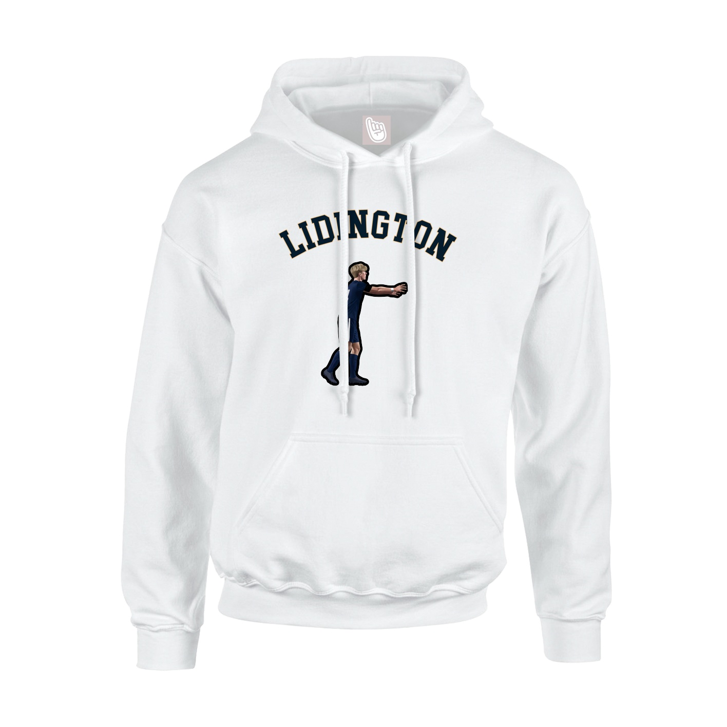 Youth Hoodie — Shirsey Arch in White