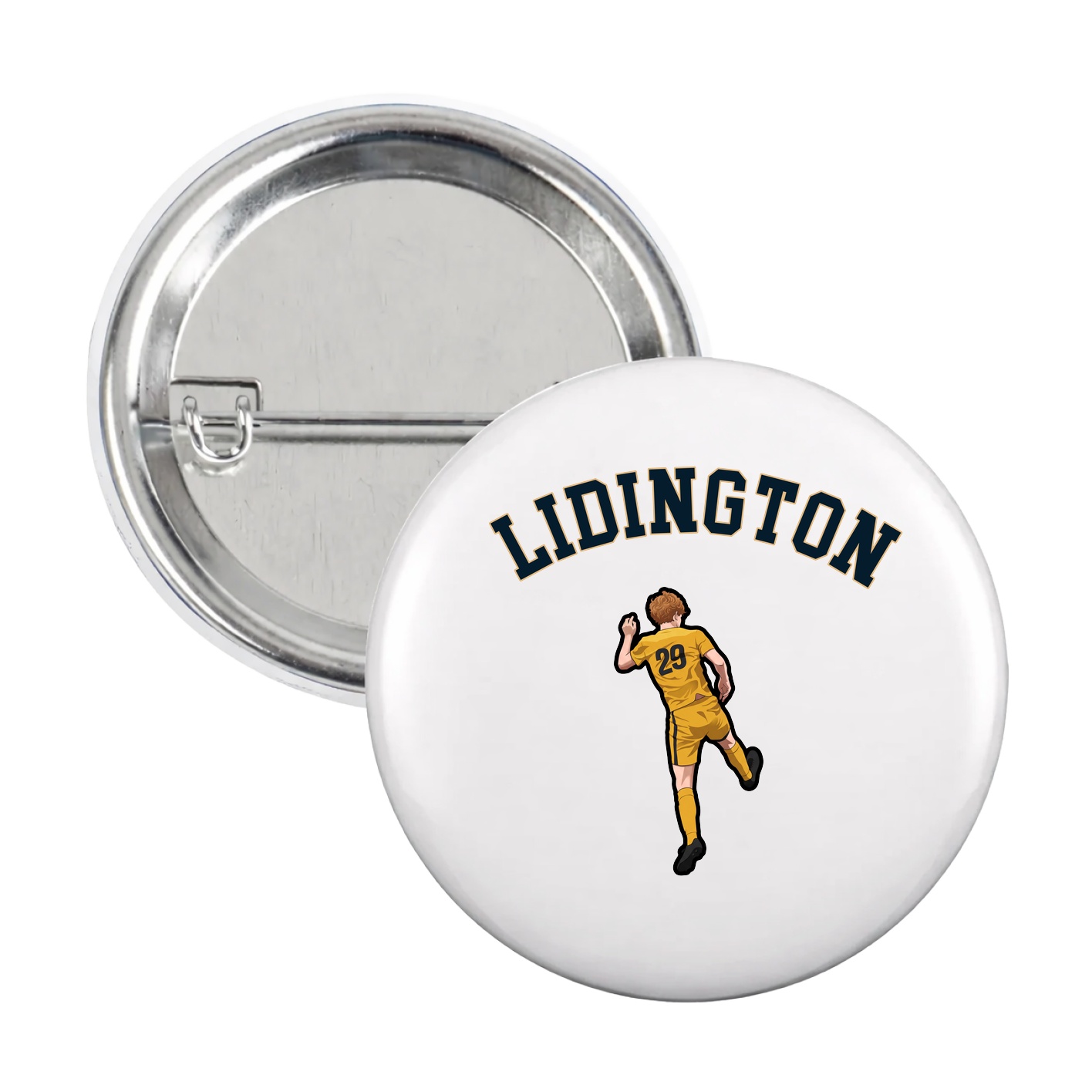 Game Day Button — Shirsey Arch in White