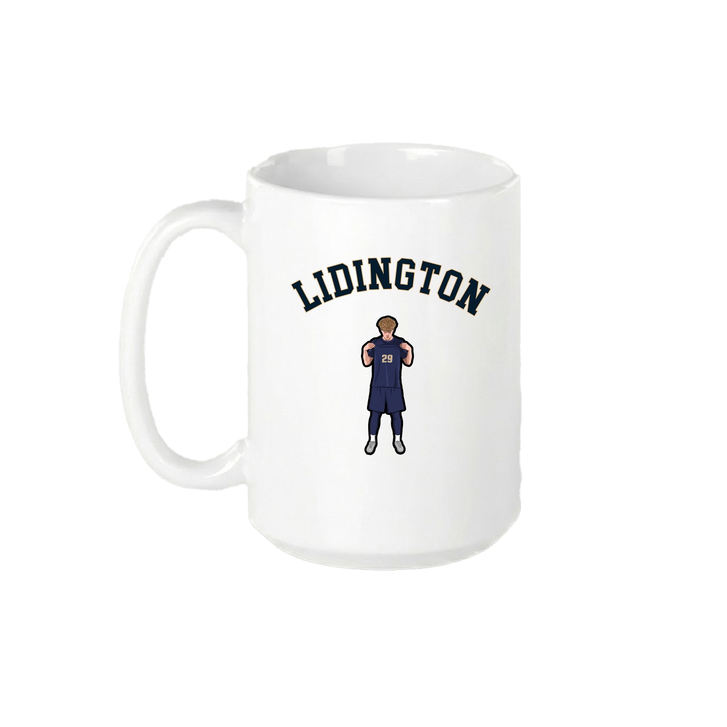 15oz Coffee Mug — Shirsey Arch in White