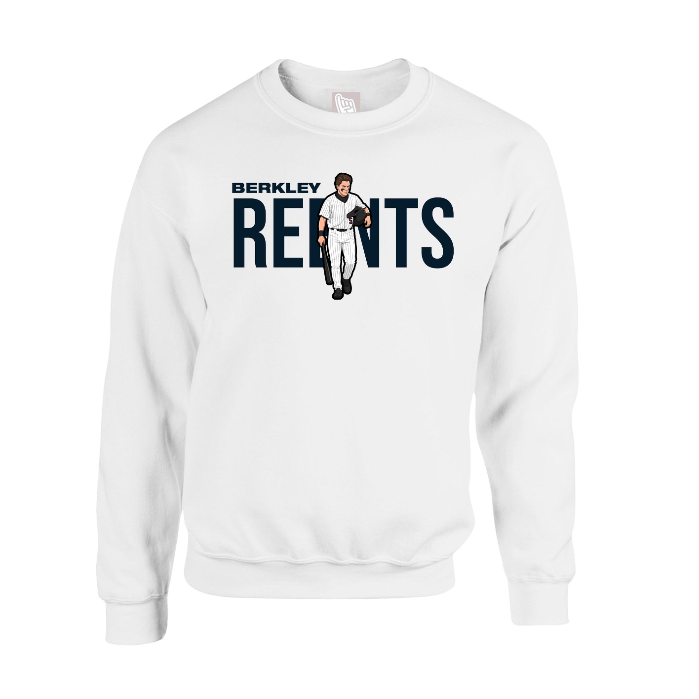 Fleece Crew — Player Name in White