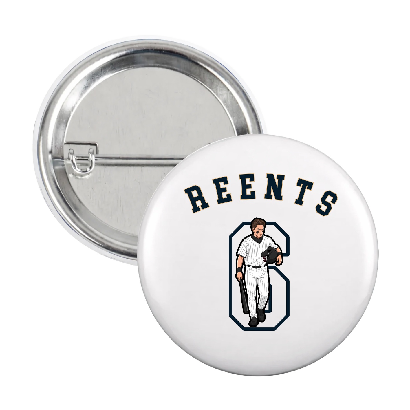Game Day Button — Shirsey Arch in White