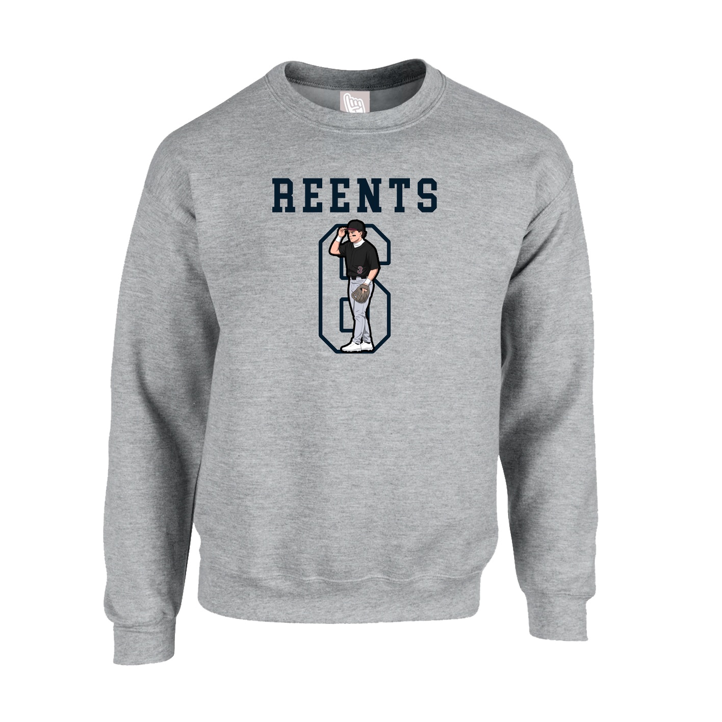 Fleece Crew — Shirsey in Grey