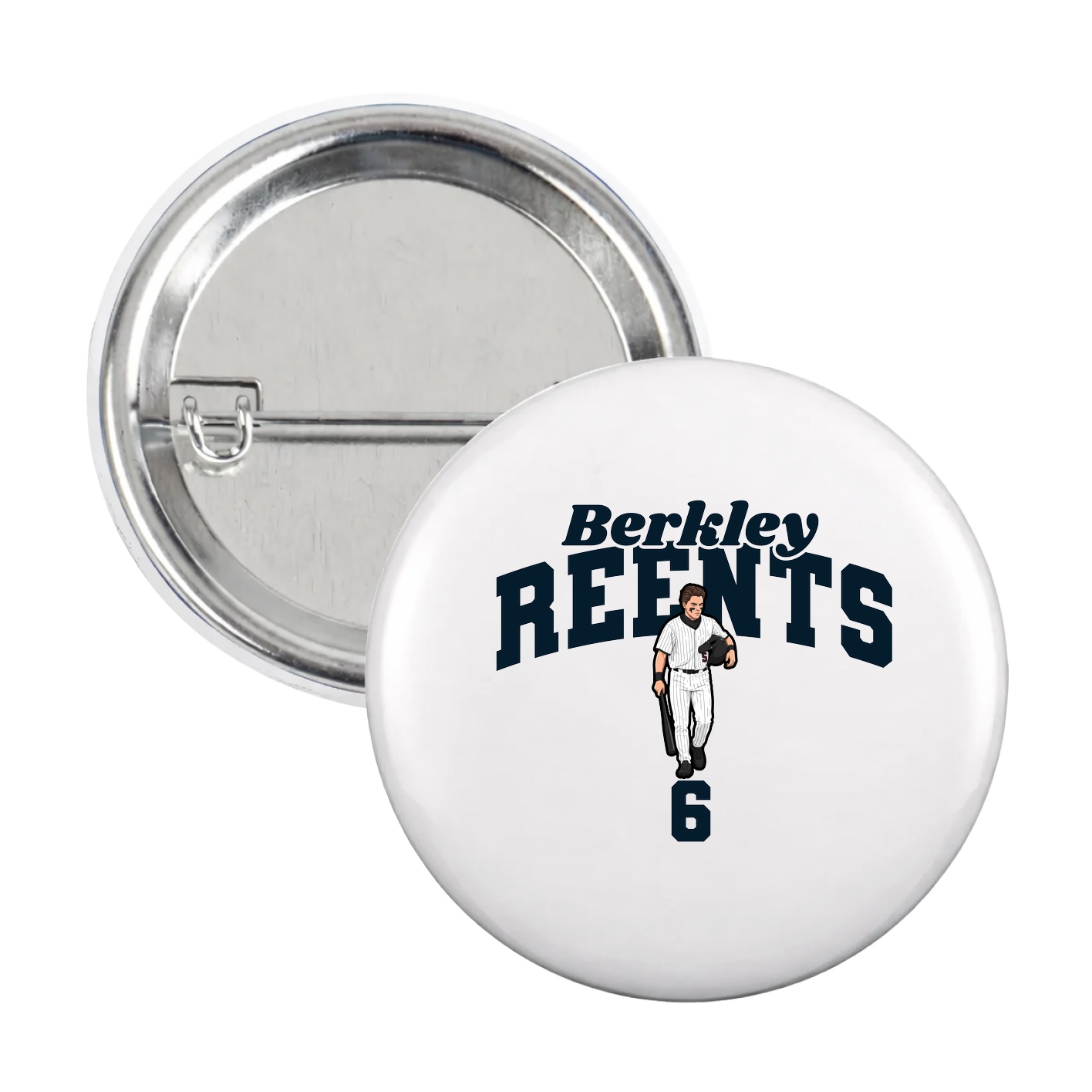 Game Day Button — Signature Arch in White