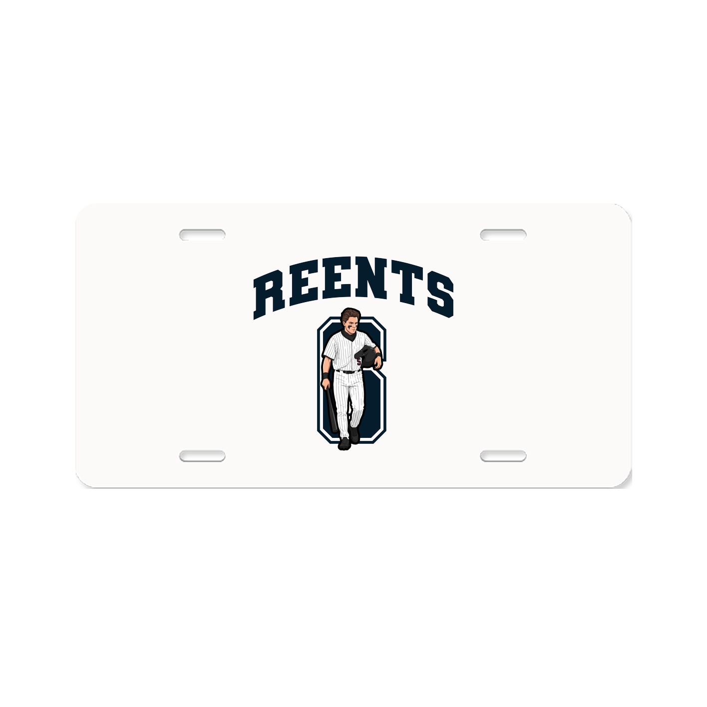 License Plate — Number in Classic