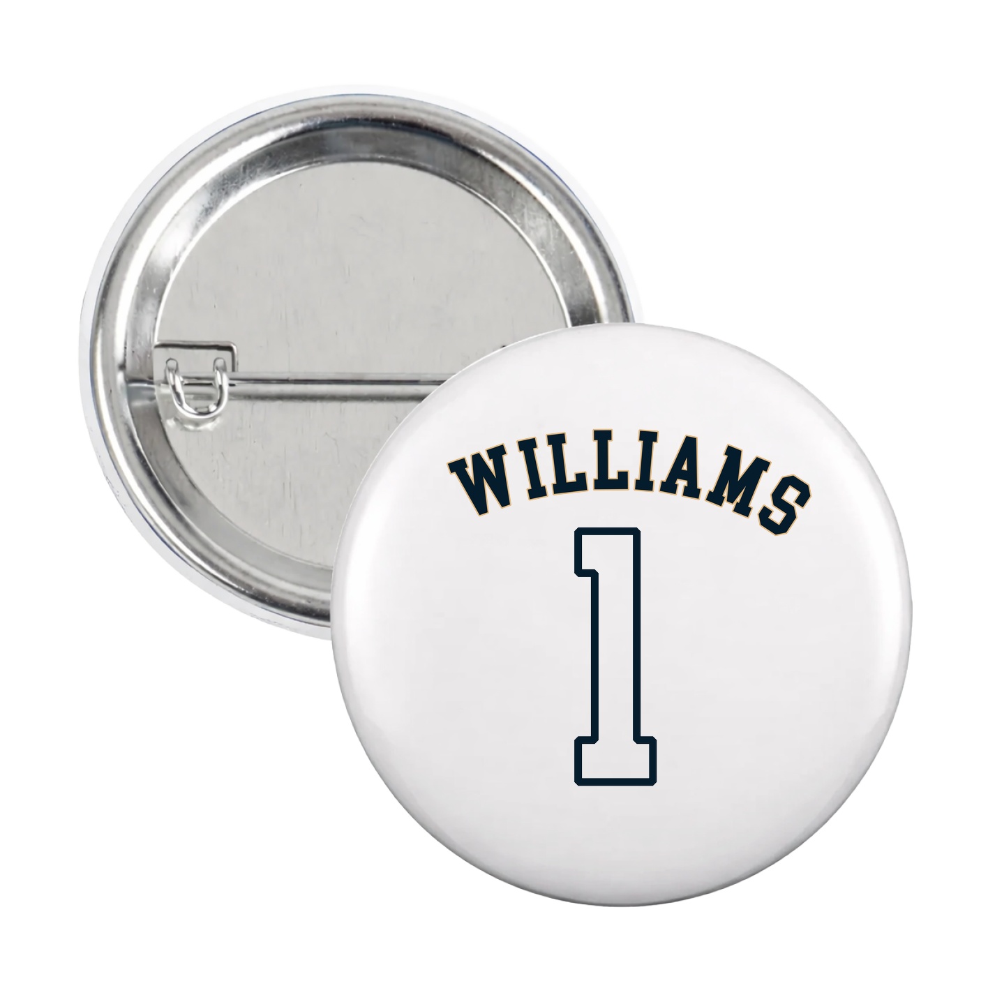 Game Day Button — Shirsey Arch in White