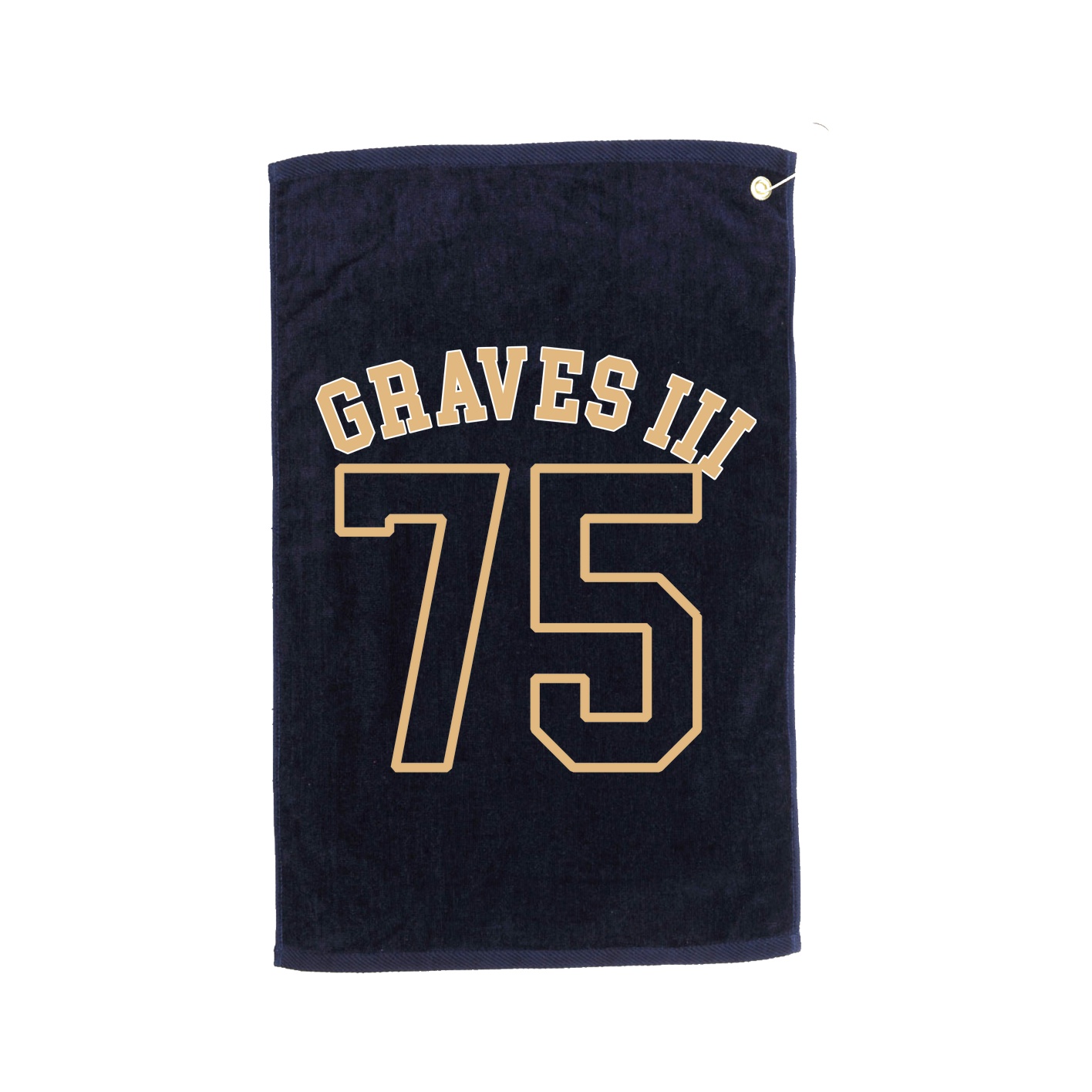 Golf Towel — Shirsey Arch in Navy