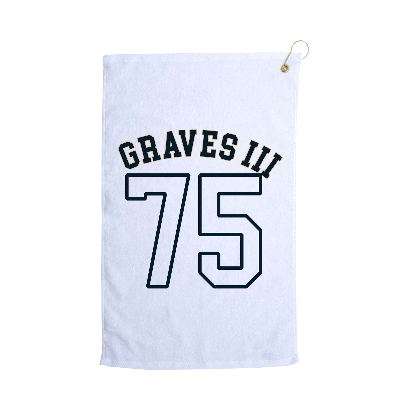 Golf Towel — Shirsey Arch in White