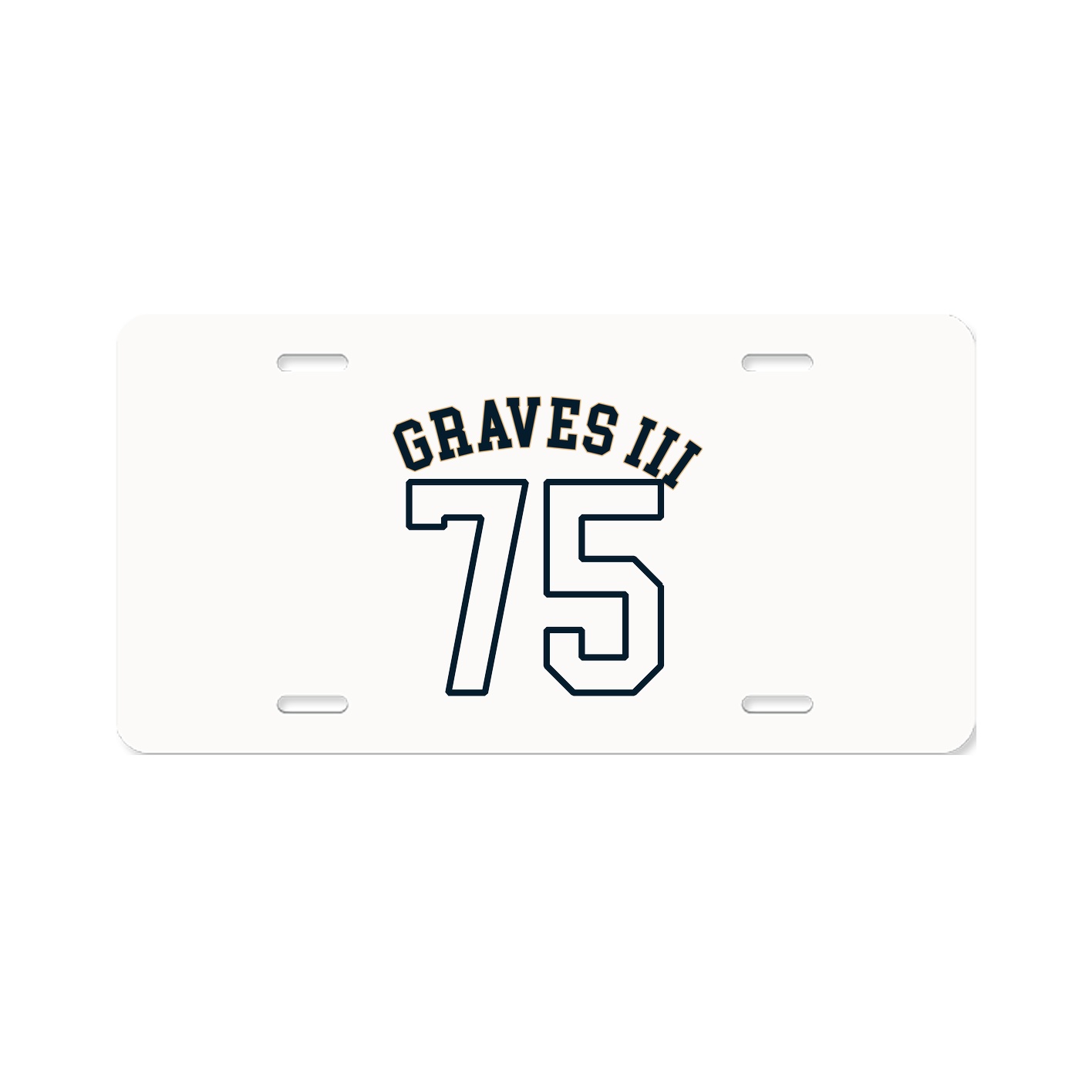 License Plate — Shirsey Arch in Classic