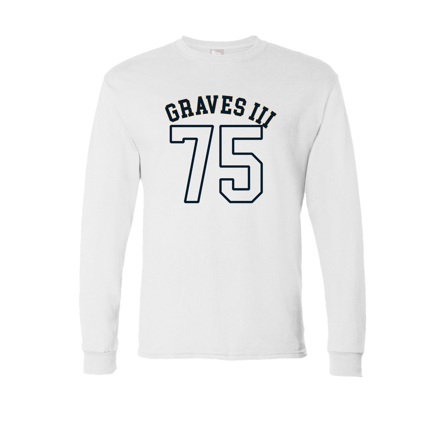 Long Sleeve Tee — Shirsey Arch in White