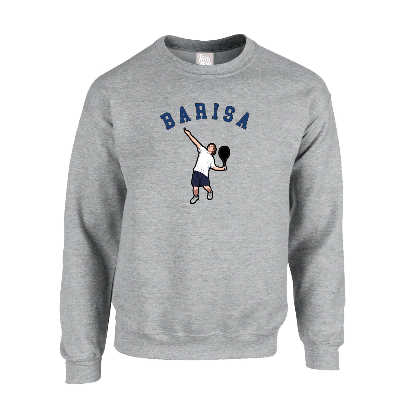 Fleece Crew — Shirsey Arch in Grey