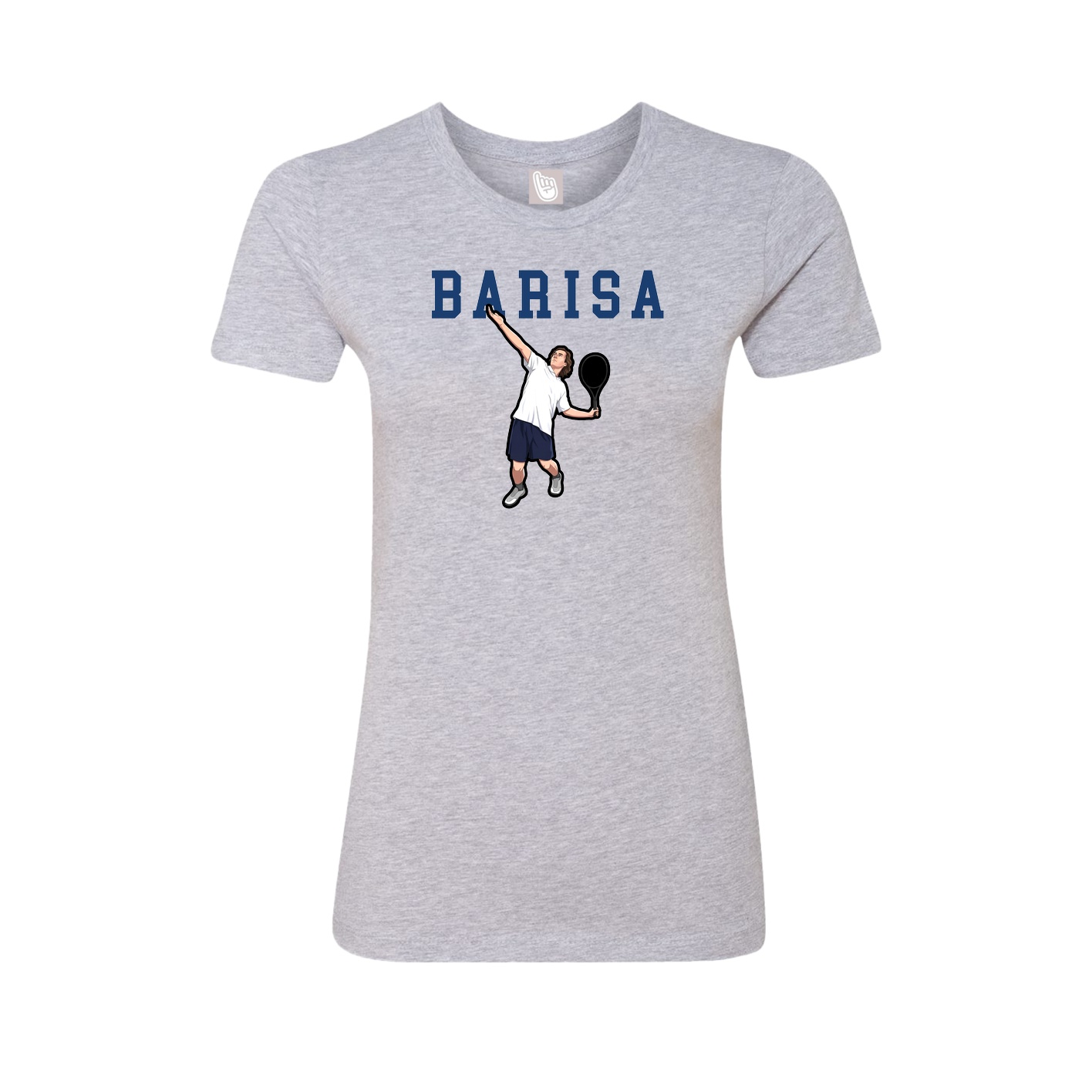 Fitted Women's Tee — Shirsey in Grey
