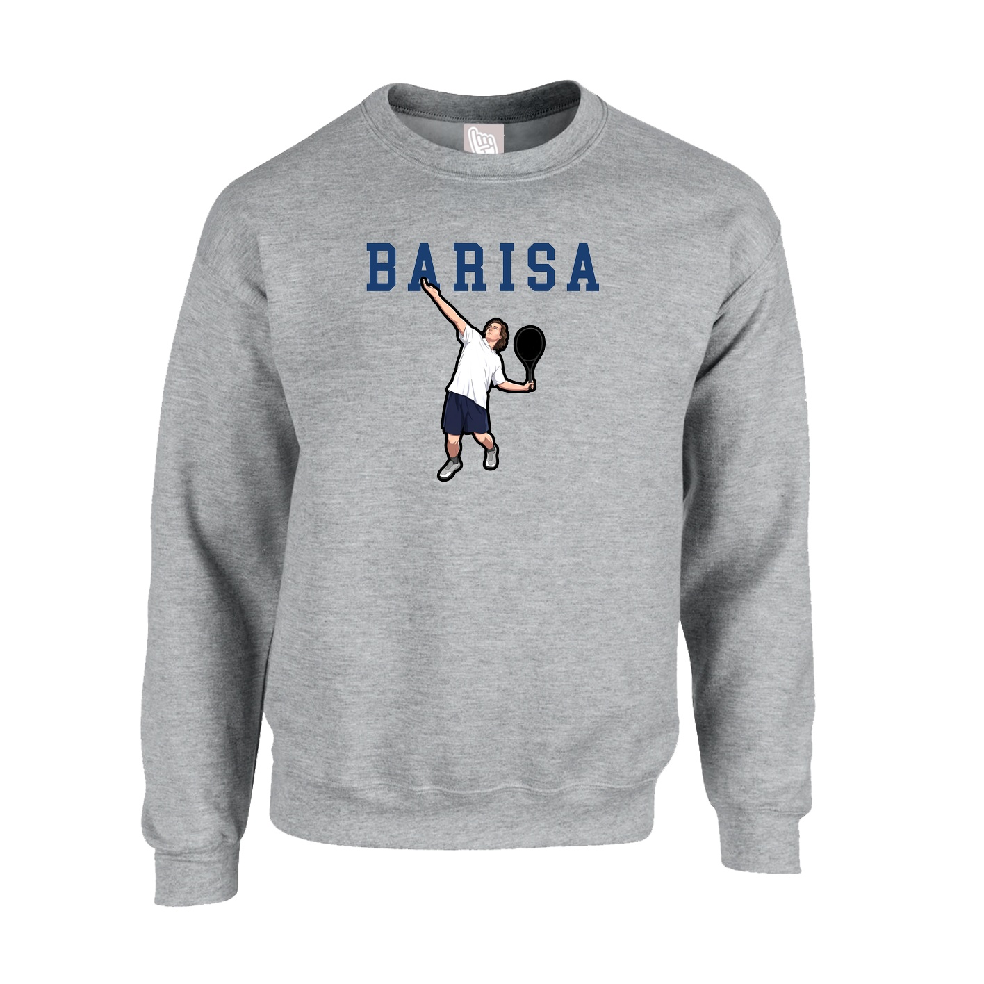 Fleece Crew — Shirsey in Grey