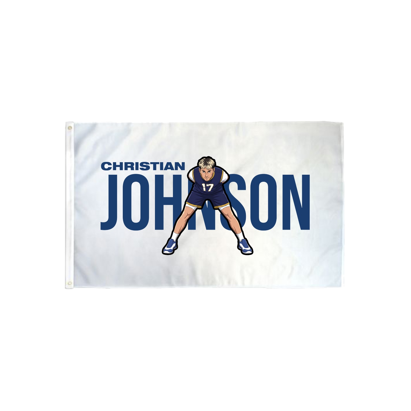 3x5 Flag — Player Name in Classic