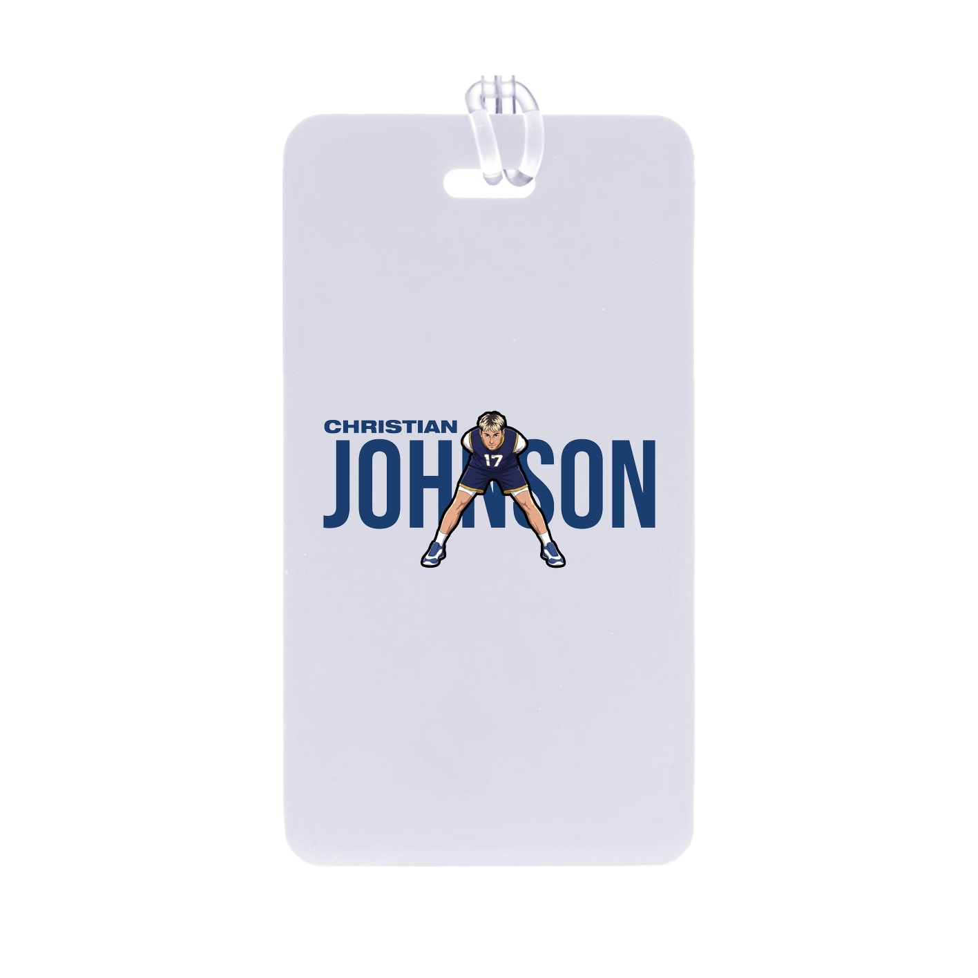 Bag Tag — Player Name in Classic